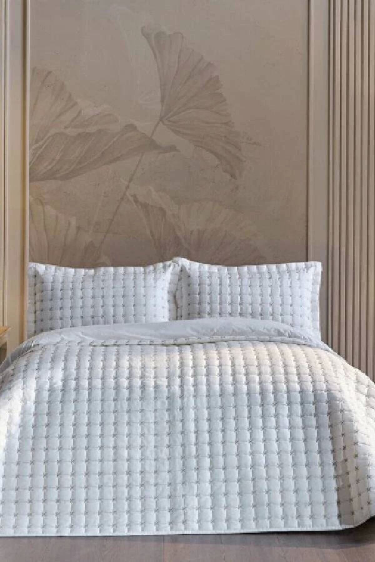 Doqu Home-Single Cream Flash Bedspread 1