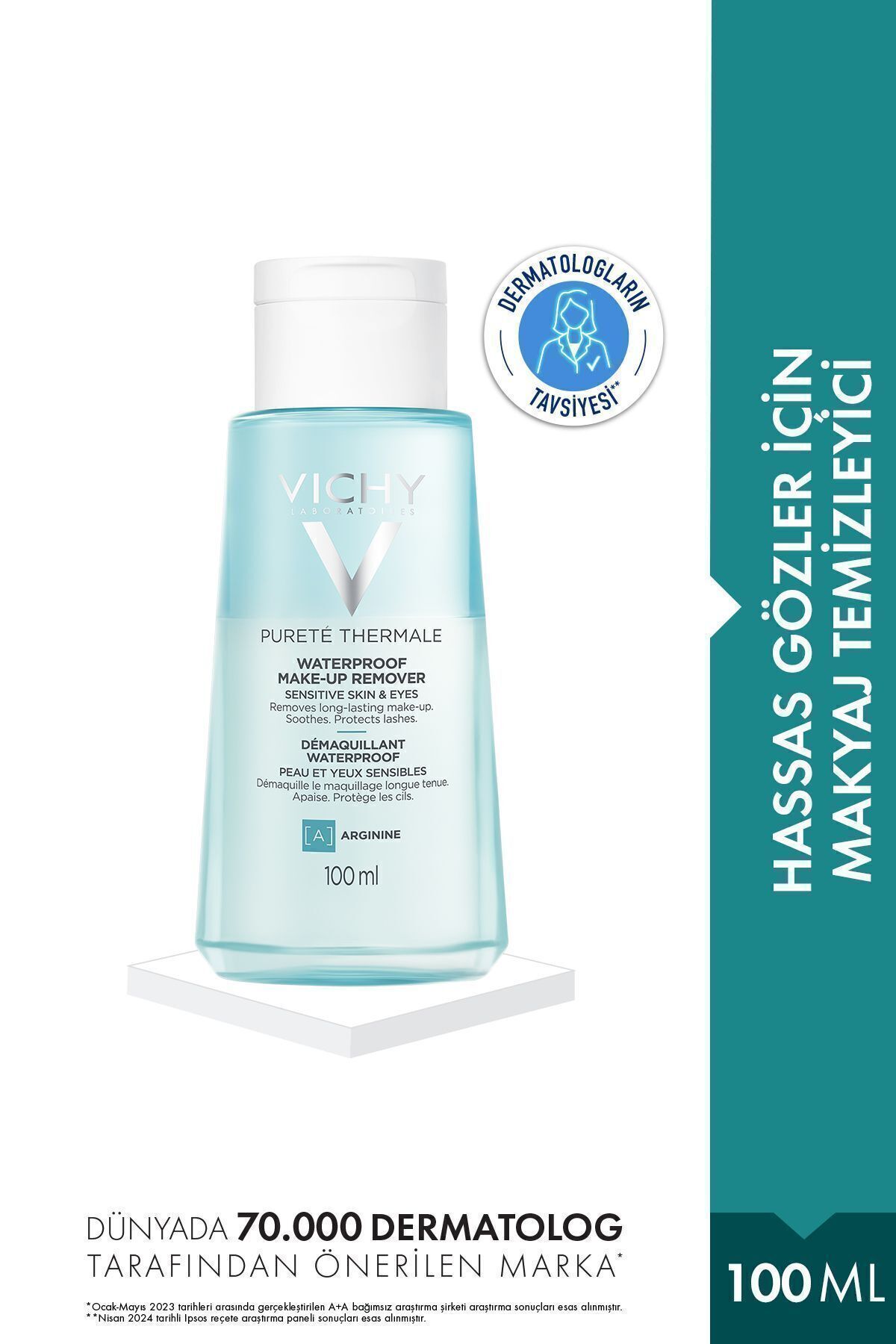Vichy Ciltteki Ölü Deriyi ve Kalıntıları Arındıran Makyaj Temzileyici 100 ML DEMB.505