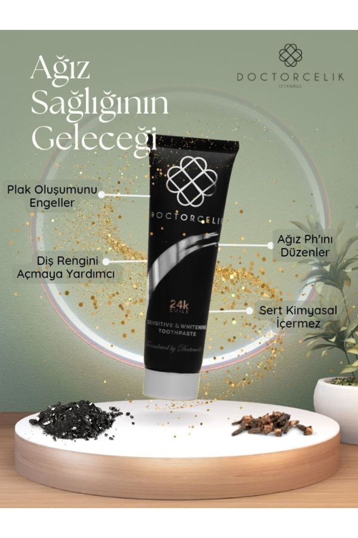 doctorcelikbeauty Doctorcelik 24k Smile Beyazlatıcı Diş Macunu 100 ml