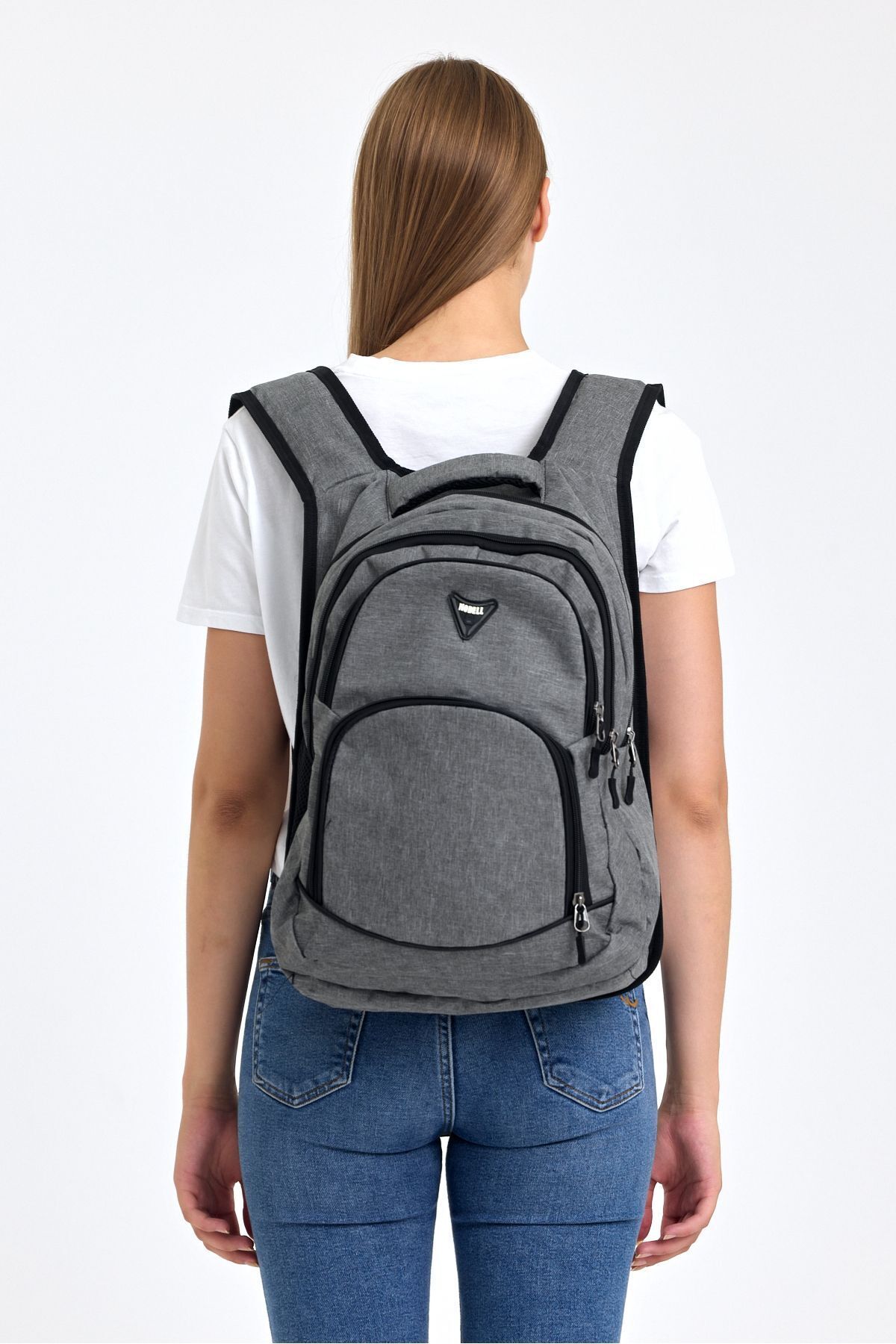 کوله پشتی زنانه خاکستری OBAY LİFE | OBAY4200 اورجینال - تصویر 4