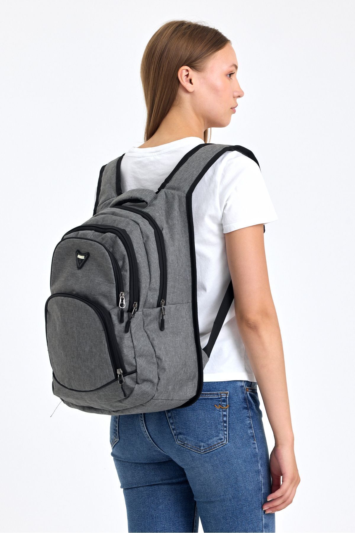 کوله پشتی زنانه خاکستری OBAY LİFE | OBAY4200 اورجینال - تصویر 2