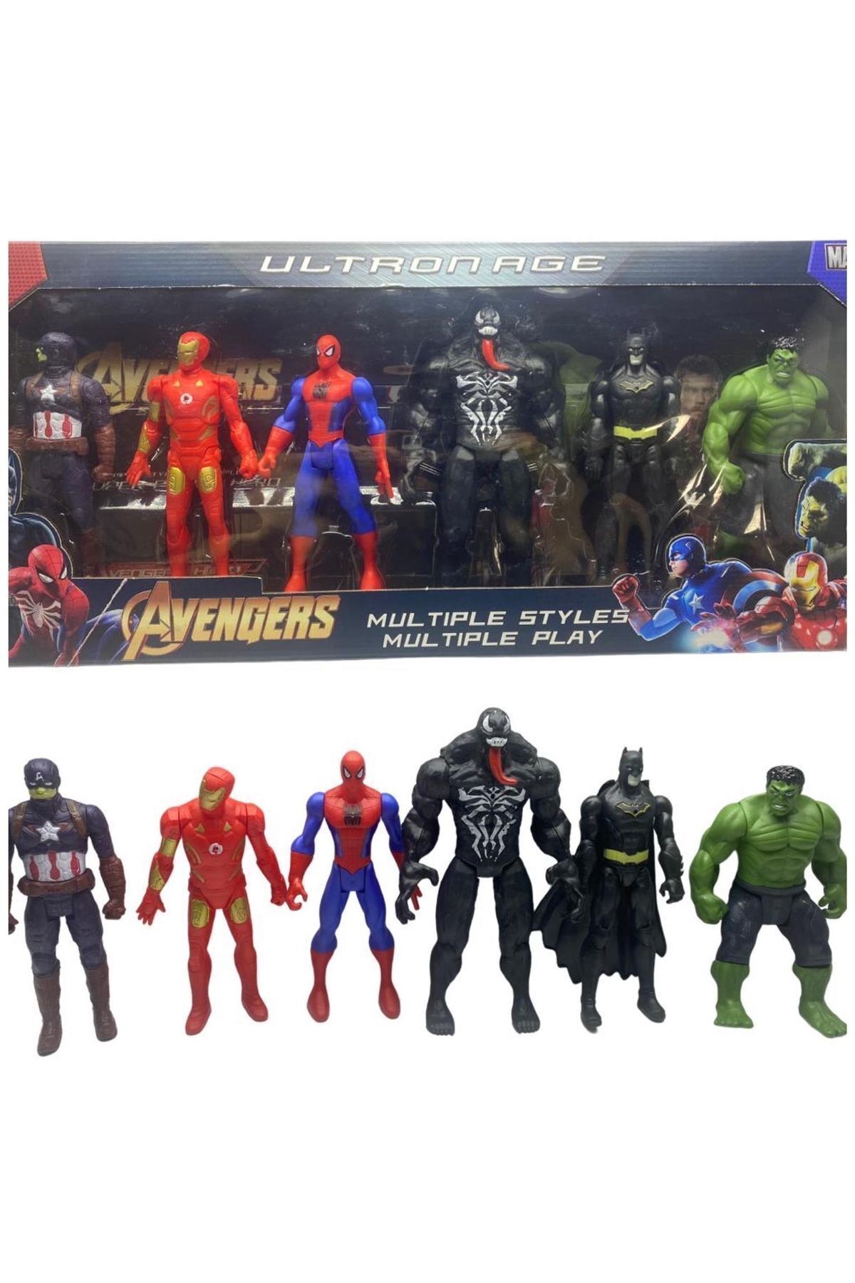 afreyz oyuncak Avengers Spider Man Örümcek Adam Hulk Batman Iron