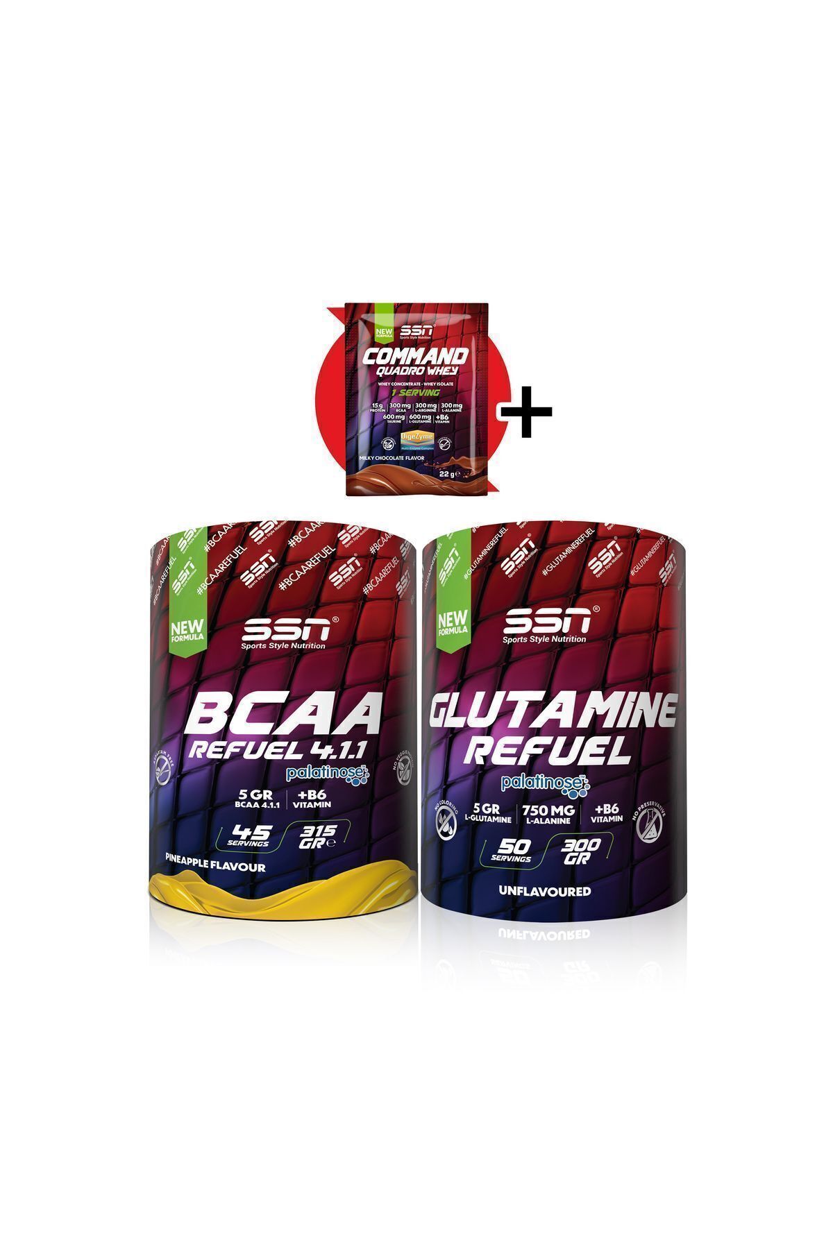 Amino Kombinasyonu 3 (Bcaa 315 Gr + Glutamine)