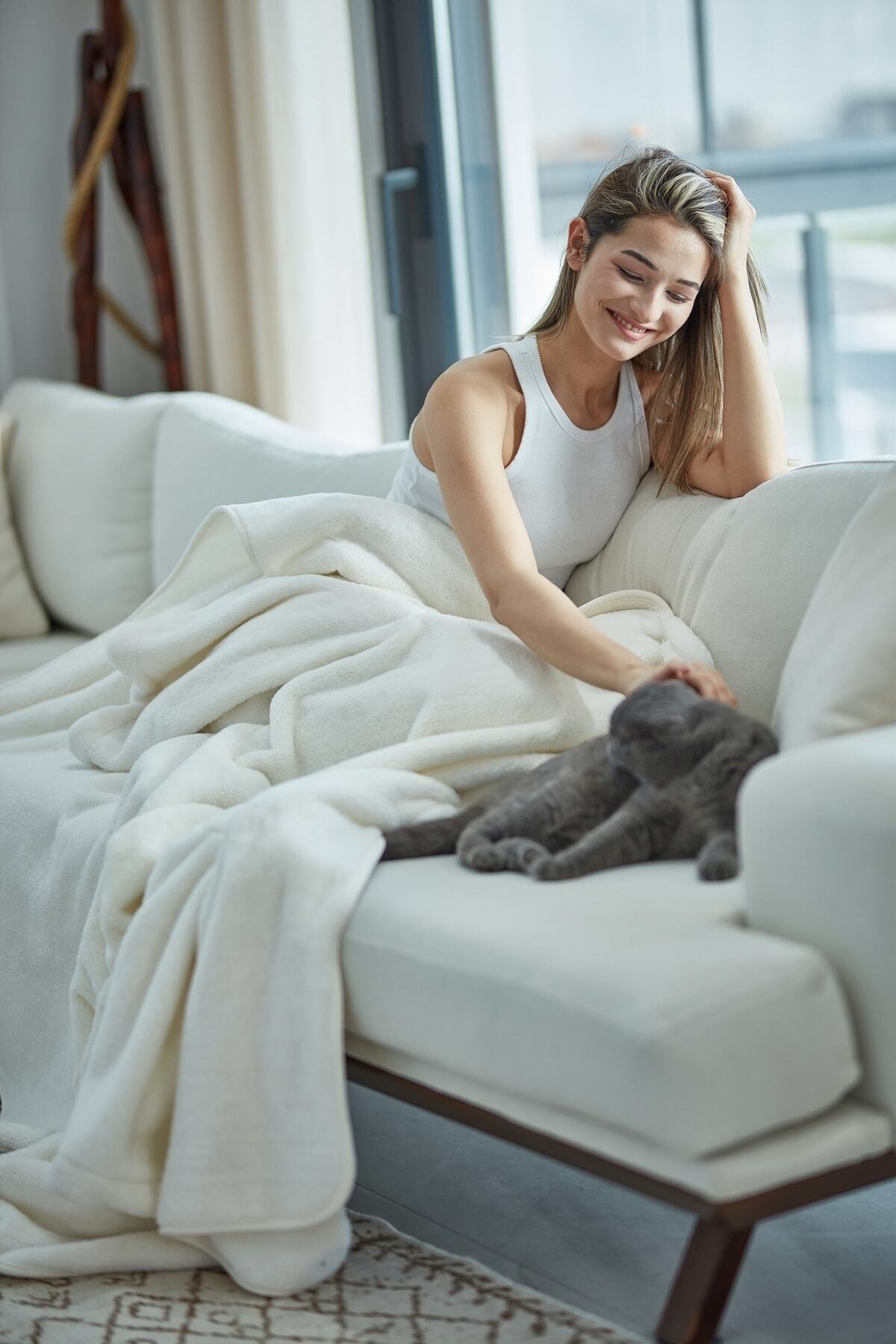 cakka Peluş Wellsoft Giyilebilir Battaniye/blanket