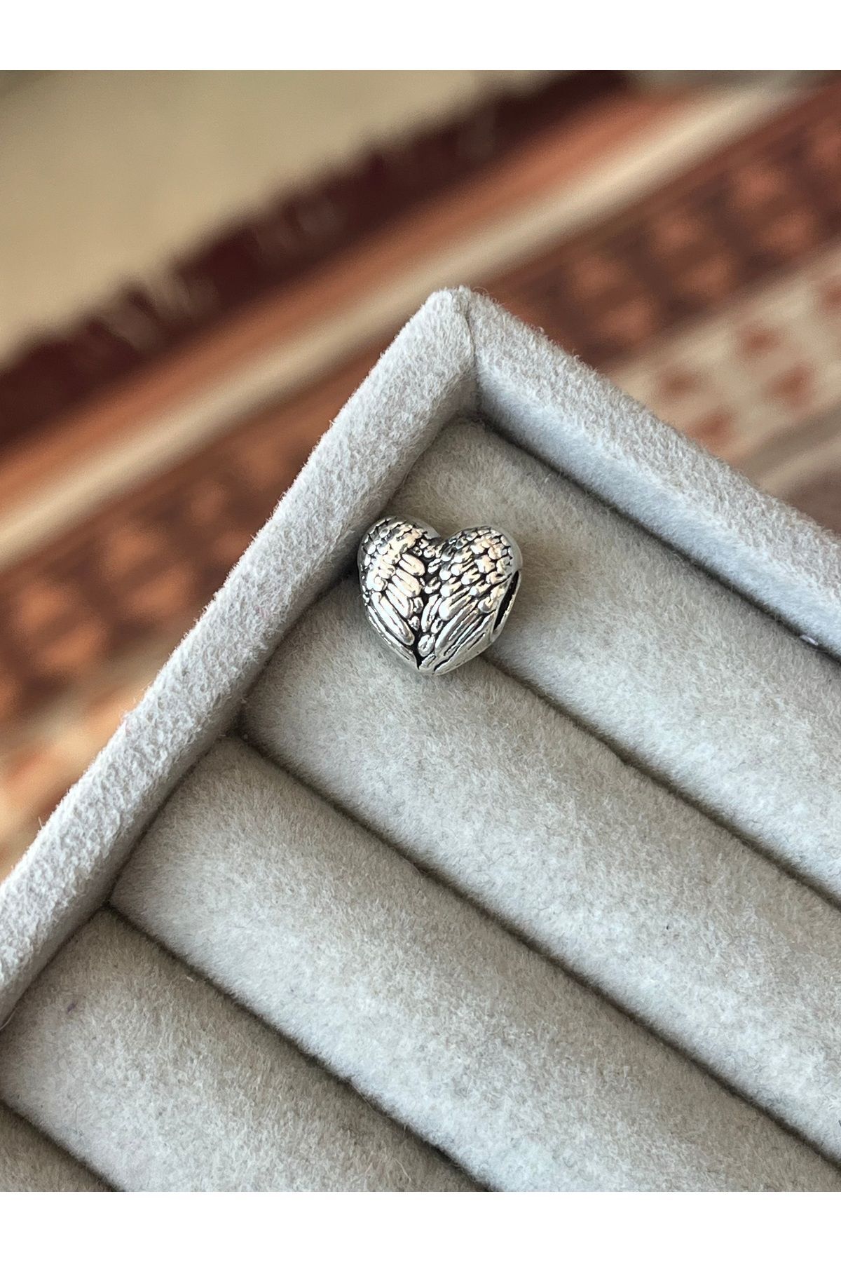 asaf Kalp charm  | gümüş kaplama