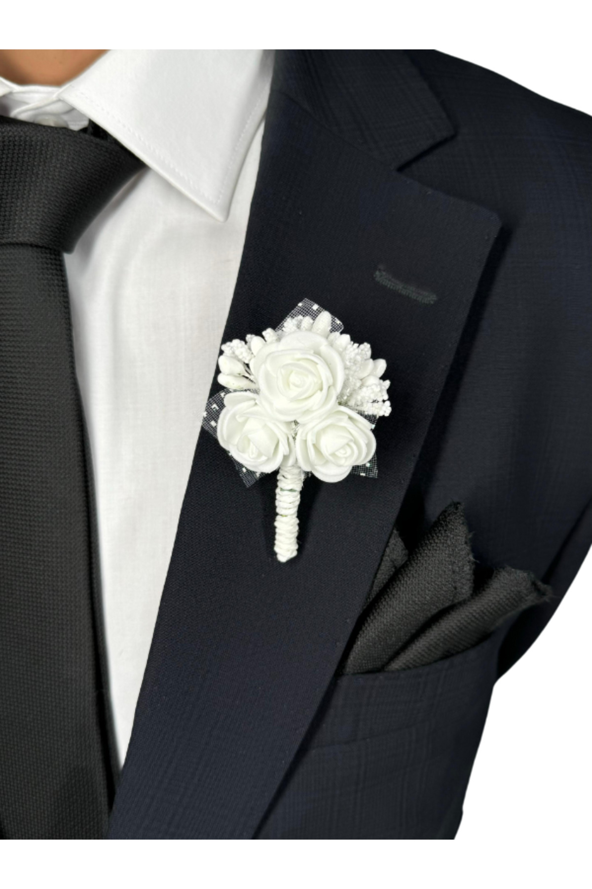 HARES Damat & Sağdıç Özel Yaka Çiçeği