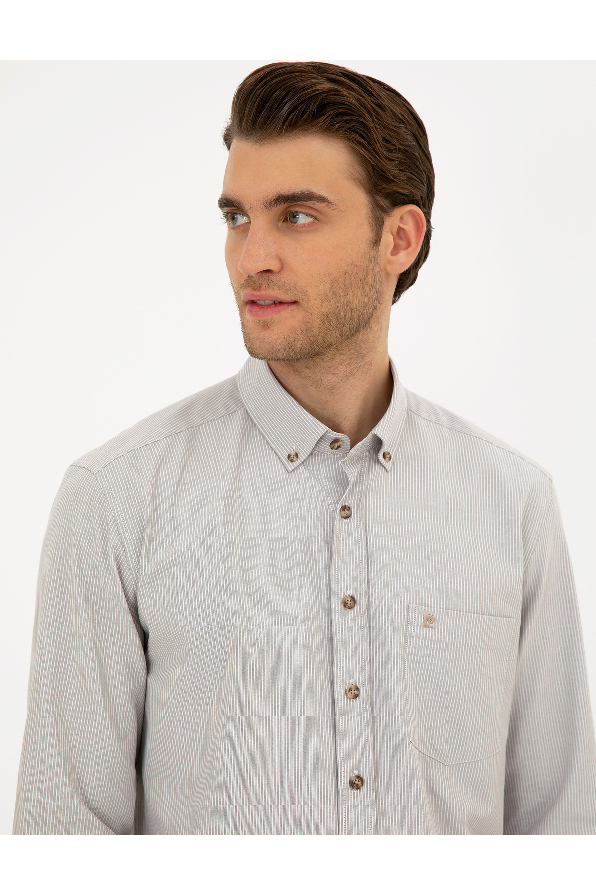 پیراهن مردانه پیر کاردین | 50296061-VR011 Pierre Cardin - Image 2