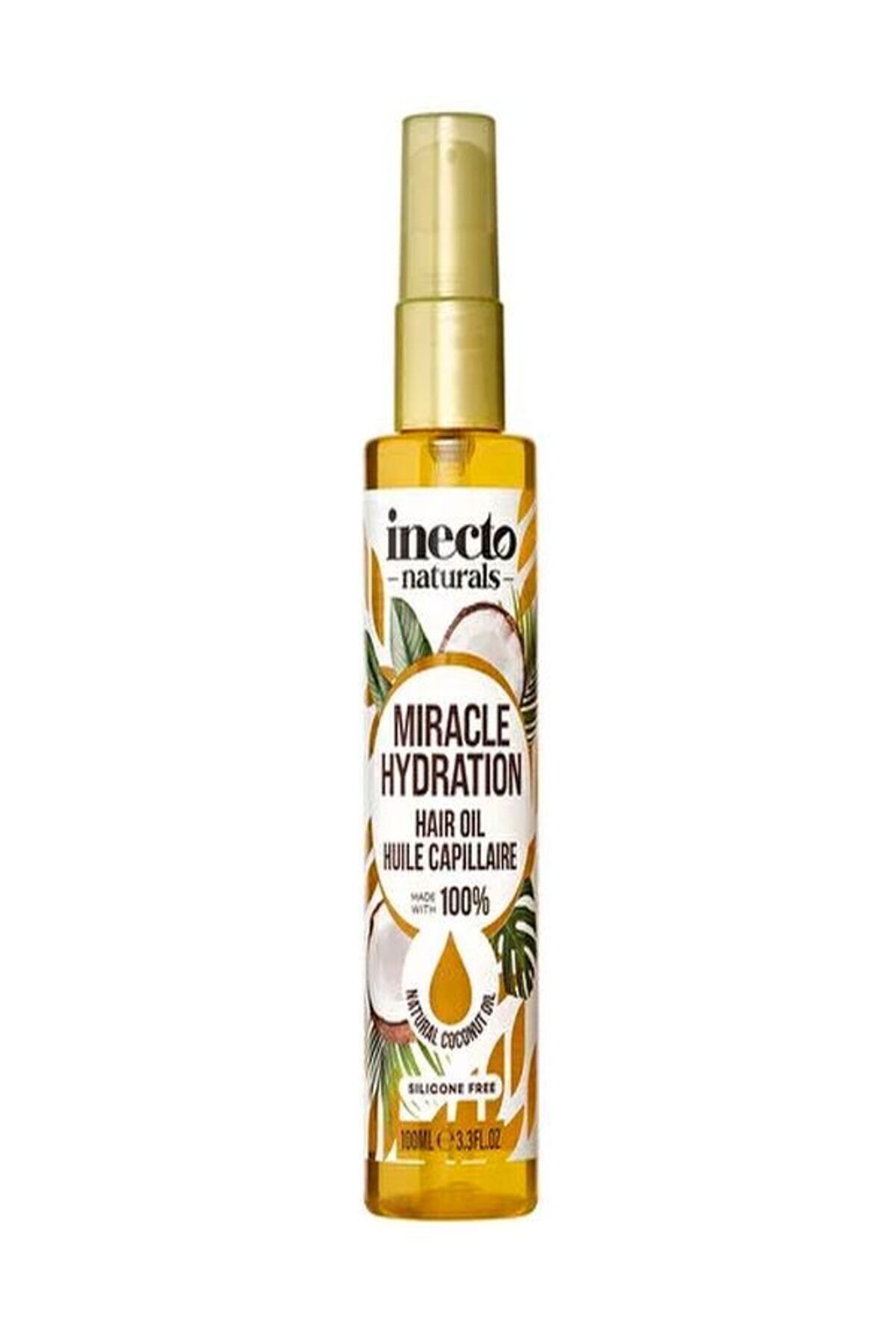 Hindistan Cevizi Yağlı Saç Bakım Yağı 100 ml vegan kuru ve yıpranmış saçlar için