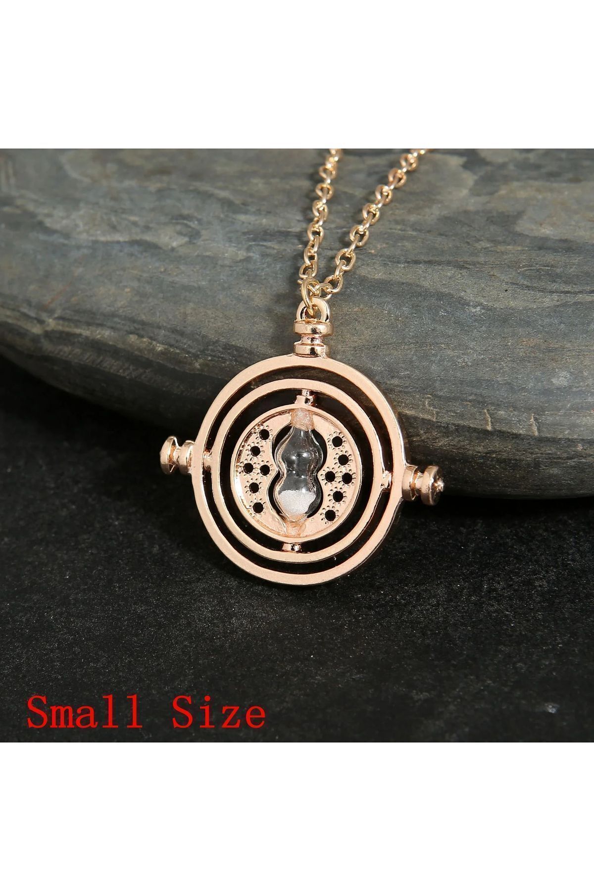 FG KONN CH WA Harry Potter Hermione Time Turner Glass Necklace Toys Keychain Earrings Time Changer Necklace Trendyol