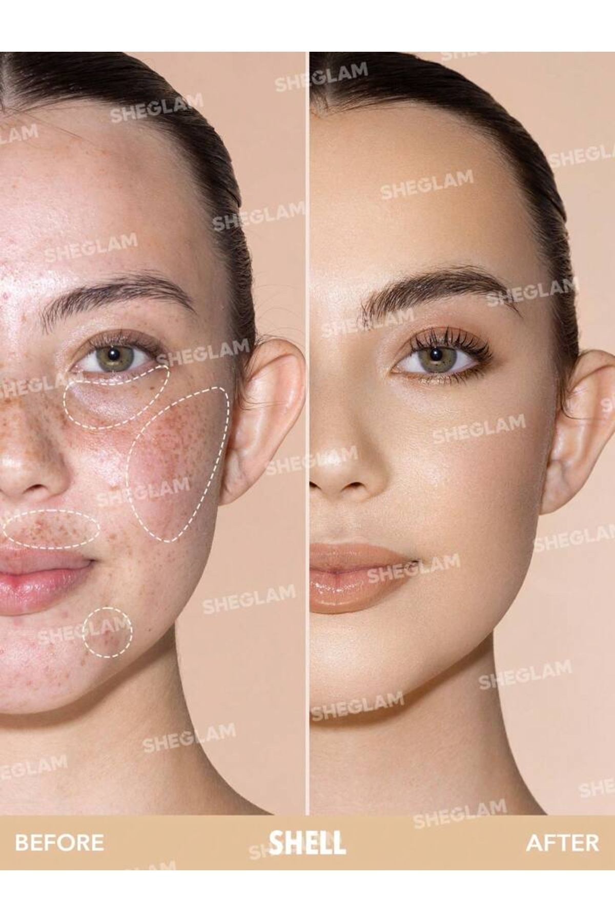 SHEGLAM-Perfect Skin High Coverage Concealer-Shell 2
