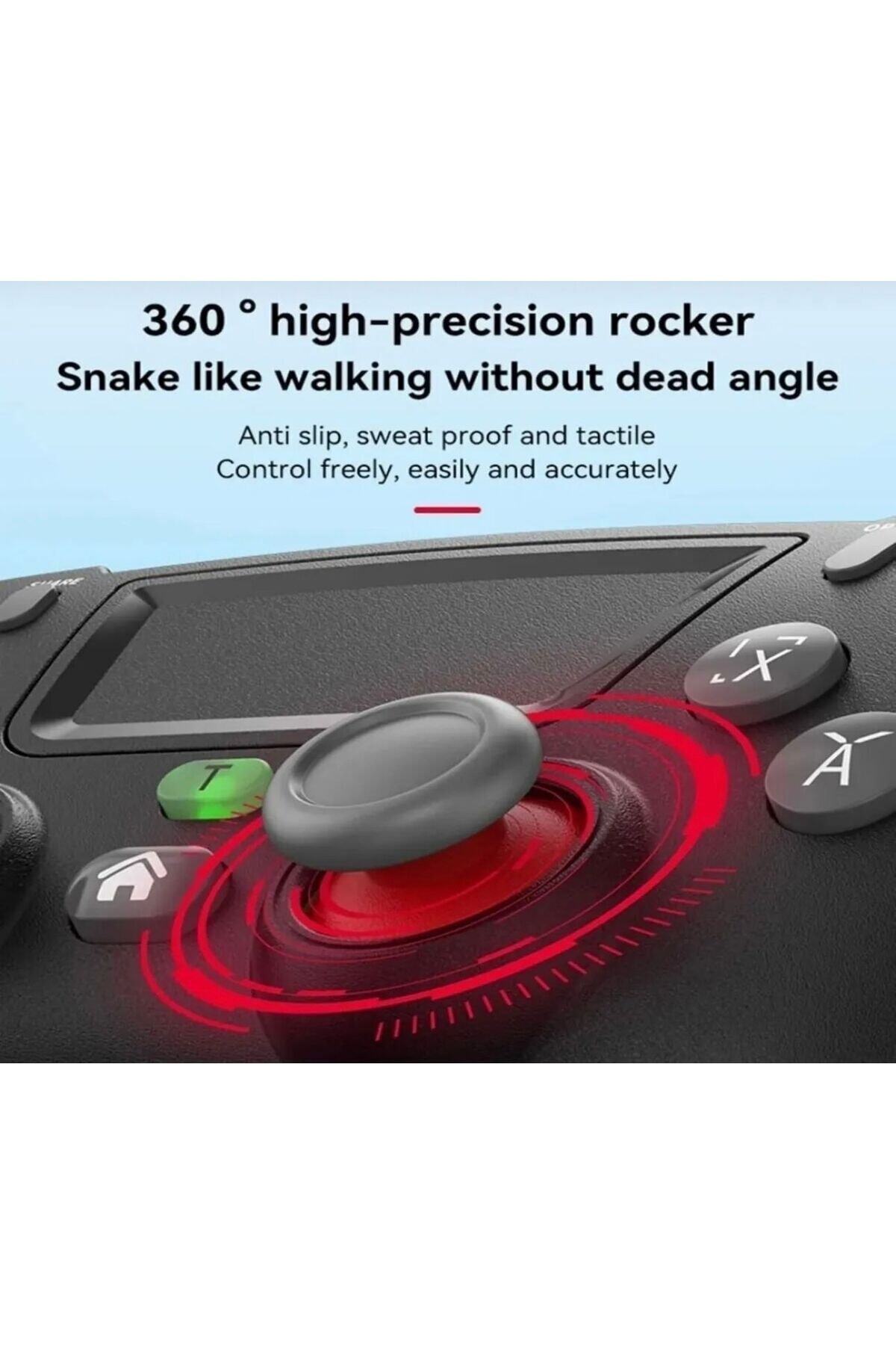 CRKTEKNOLOJİ P06 Elite Bluetooth Gamepad Ps4 Ps3 Pc Switch Uyumlu Oyun ...