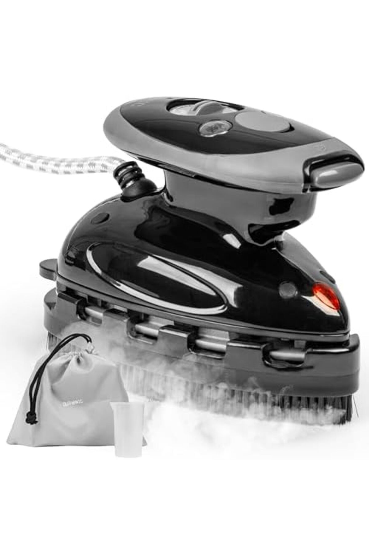 Duronic SI2 BK Mini Ütü | Seyahat Buharlı Ütü 375W | 50ml Tank |  Taşınabilir Buharlı Ütü