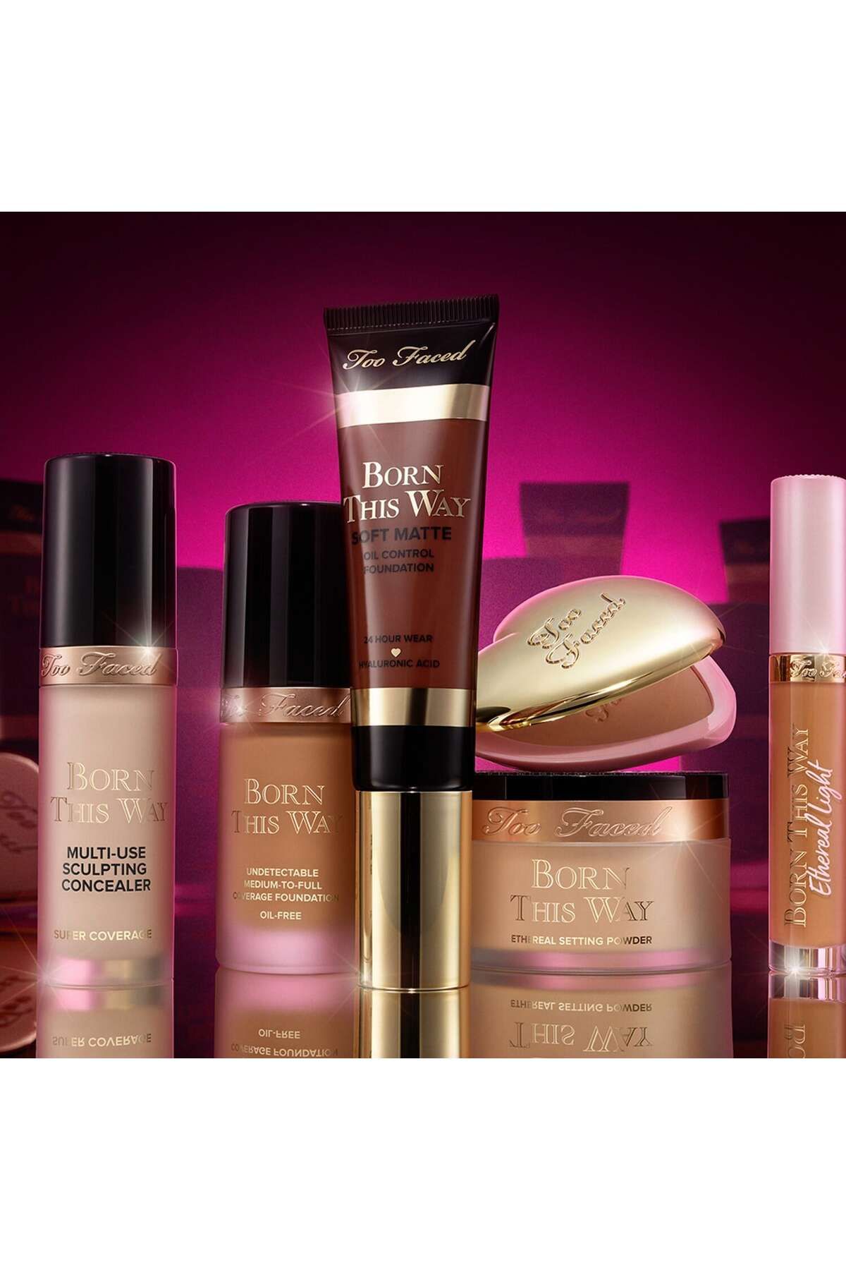 Too Faced-Born This Way Soft Matte Foundation - Warm Beige Foundation 5