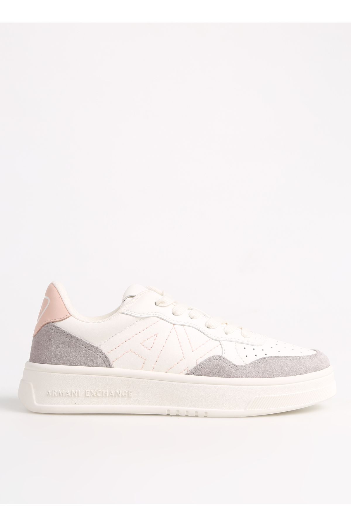 اسنیکر سفید زنانه کفش BEIGE WOMAN ورزشی XDX103XV579T788 Armani Exchange