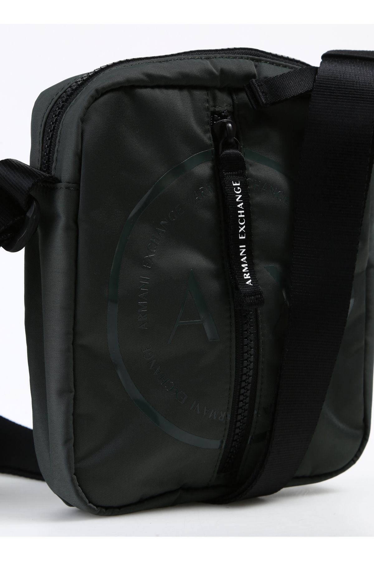 کیف پیام رسان مردانه آنتراسیت نر 17X20 5X5 سانتی متر پستی 952650 4R826 24043 CROSSBODY Armani Exchange