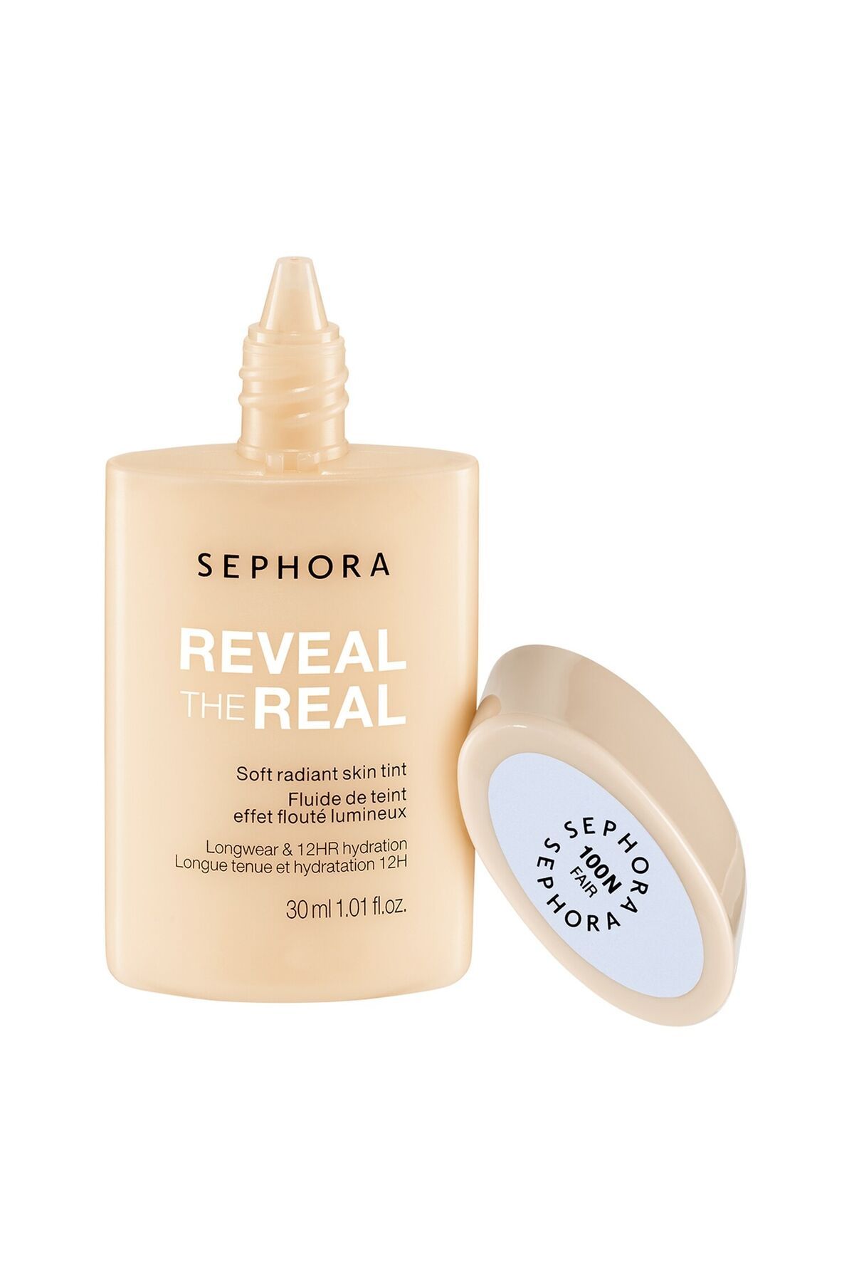SEPHORA COLLECTION-Reveal the Real - 100N Fair Luminous Fuzzy Liquid Foundation 30 ml 1