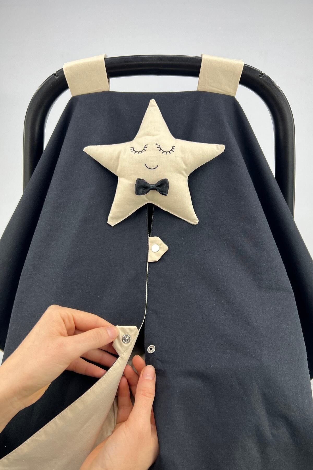 Atölye Eda Exclusive Siyah-krem Puset Örtüsü Minderi Çarşafı 3 Parça fotoğrafı 6 (önizleme)