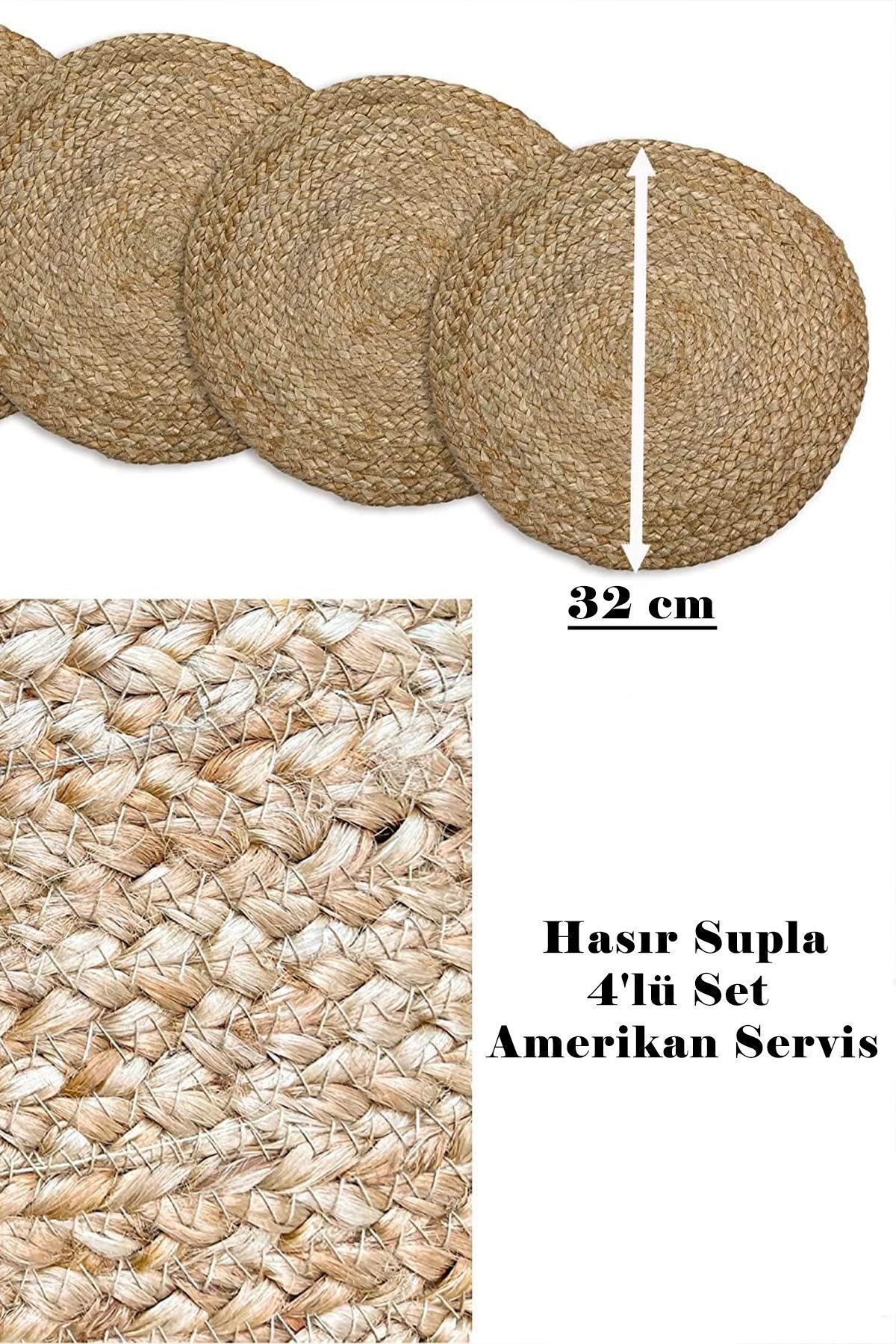 CNTG Design-4 Pcs Wicker Plate Mesh American Serving Plate Pan Pot Coaster Tableware Serving Presentation 2