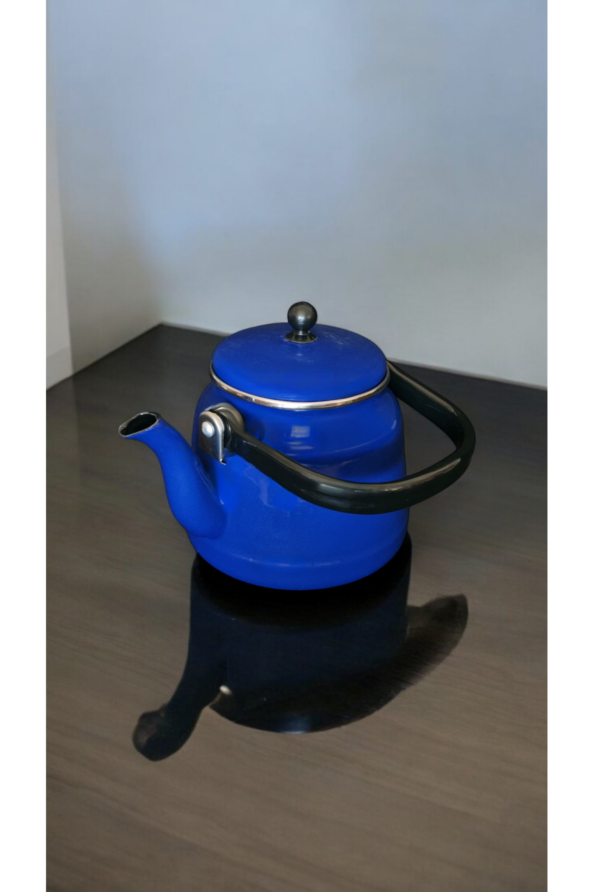 Emaye Demlik Üstten Saplı 2 Litre Lacivert