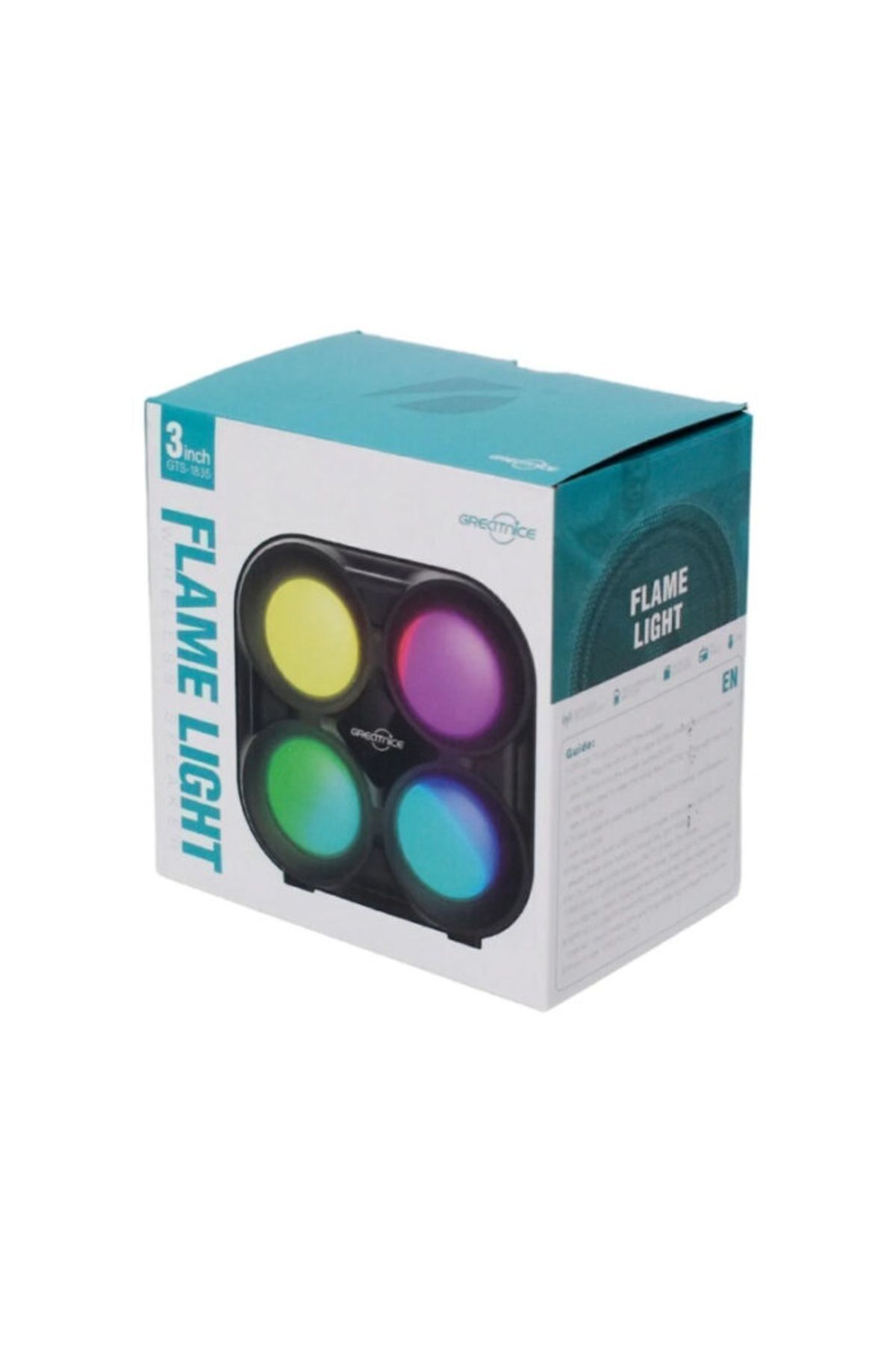 Gts 1835 3 Inch Flame Light Rgb Işıklı Bluetooth Speaker 3