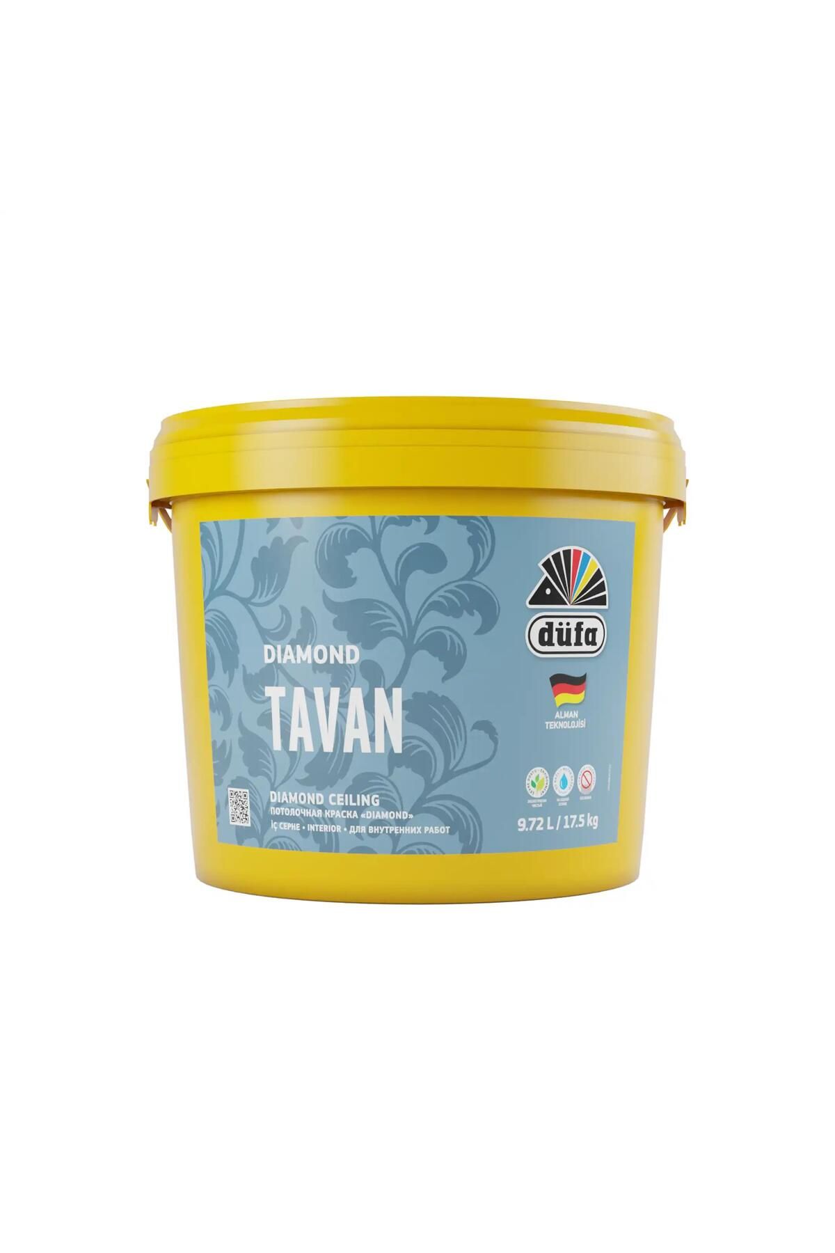Düfa Diamond Mat Tavan Boyası Beyaz 17.5 L