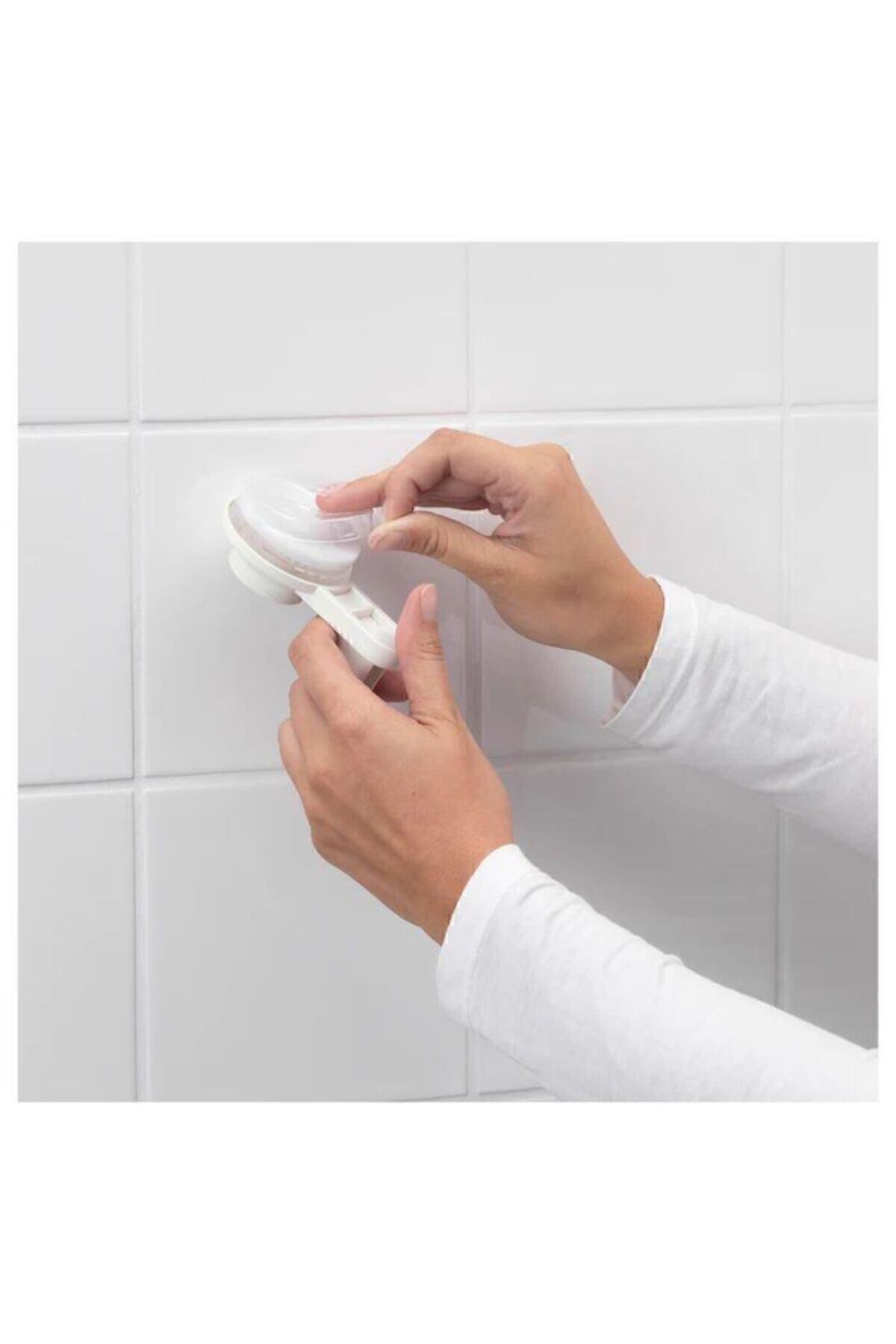 IKEA-Bathroom Toilet Paper Holder with Suction Cup 15 Cm Easily Installed Without Tool Needed 2