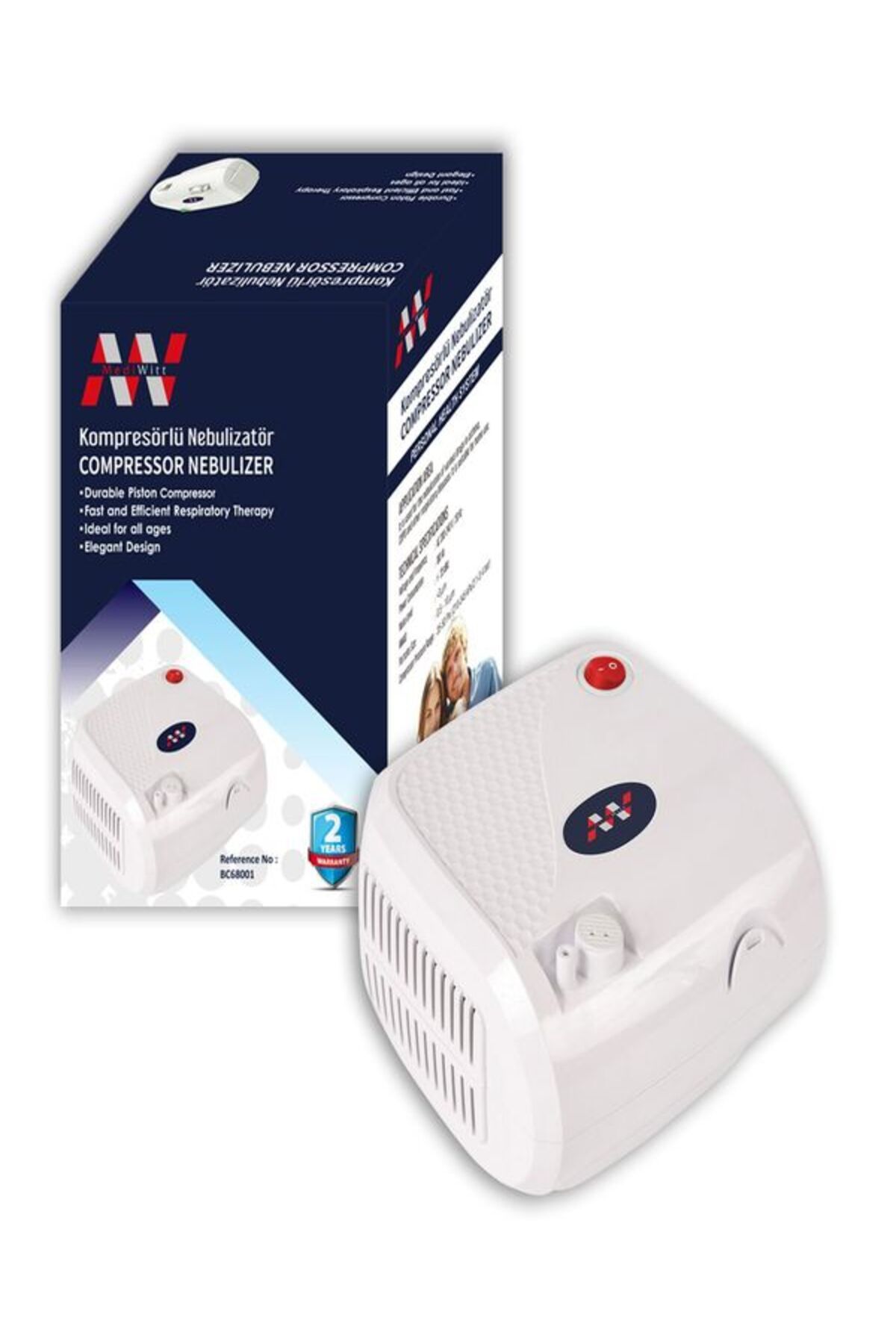 marmasaglik Mini Nebulizator Kompresörlü - Güçlü basınç