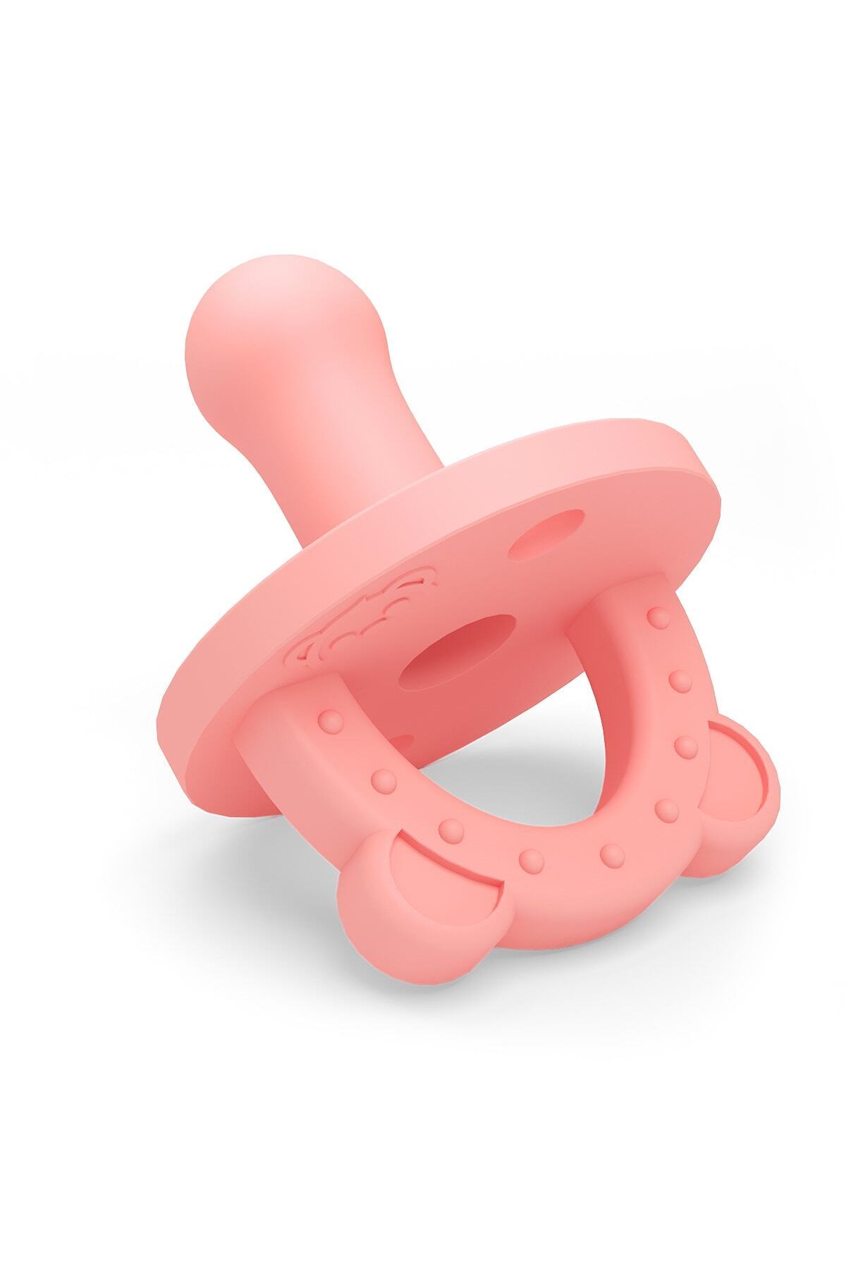 lujobear Safe&joy Emzik Ve Diş Kaşıyıcı 6 Ay (stage 2 ) D Pink fotoğrafı 2 (önizleme)