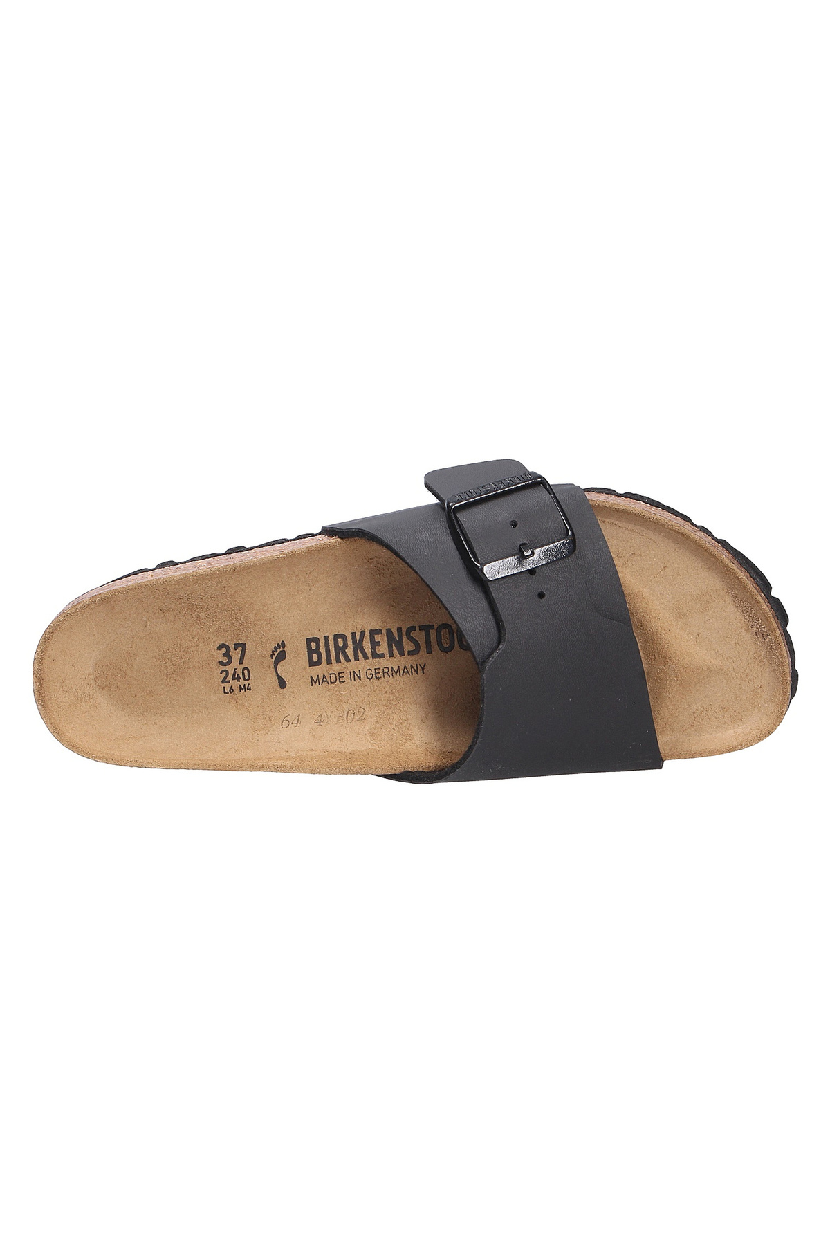 دمپایی بیرکن استاک زنانه چرم مصنوعی مشکی  راسته      Street Style / استایل خیابانی | Birkenstock 274-00-0238 GE - تصویر 8