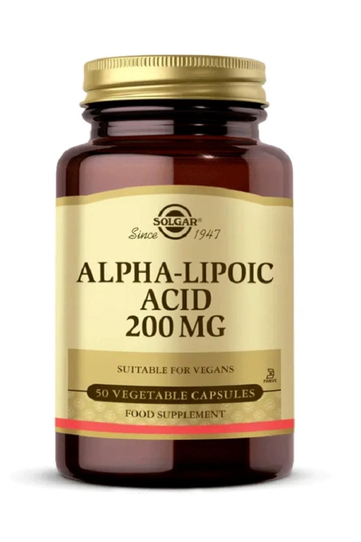 Solgar-Alpha Lipoic Acid 200 Mg 50 Capsules (alpha Lipoic Acid) 3