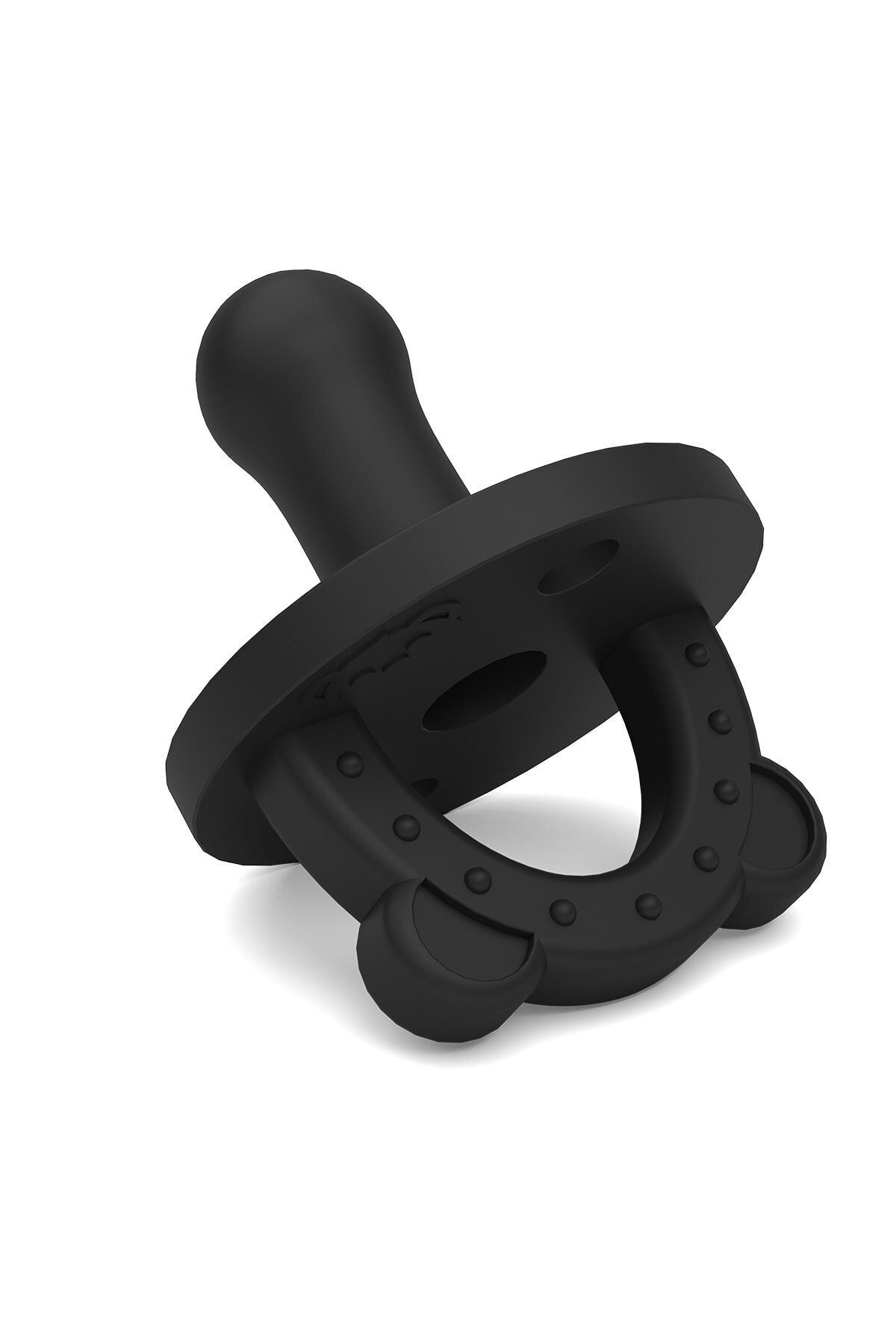 lujobear Silikon Emzik Ve Diş Kaşıyıcı Black  Stage 2 Dişli Bebekler Için  +6ay fotoğrafı 3 (önizleme)