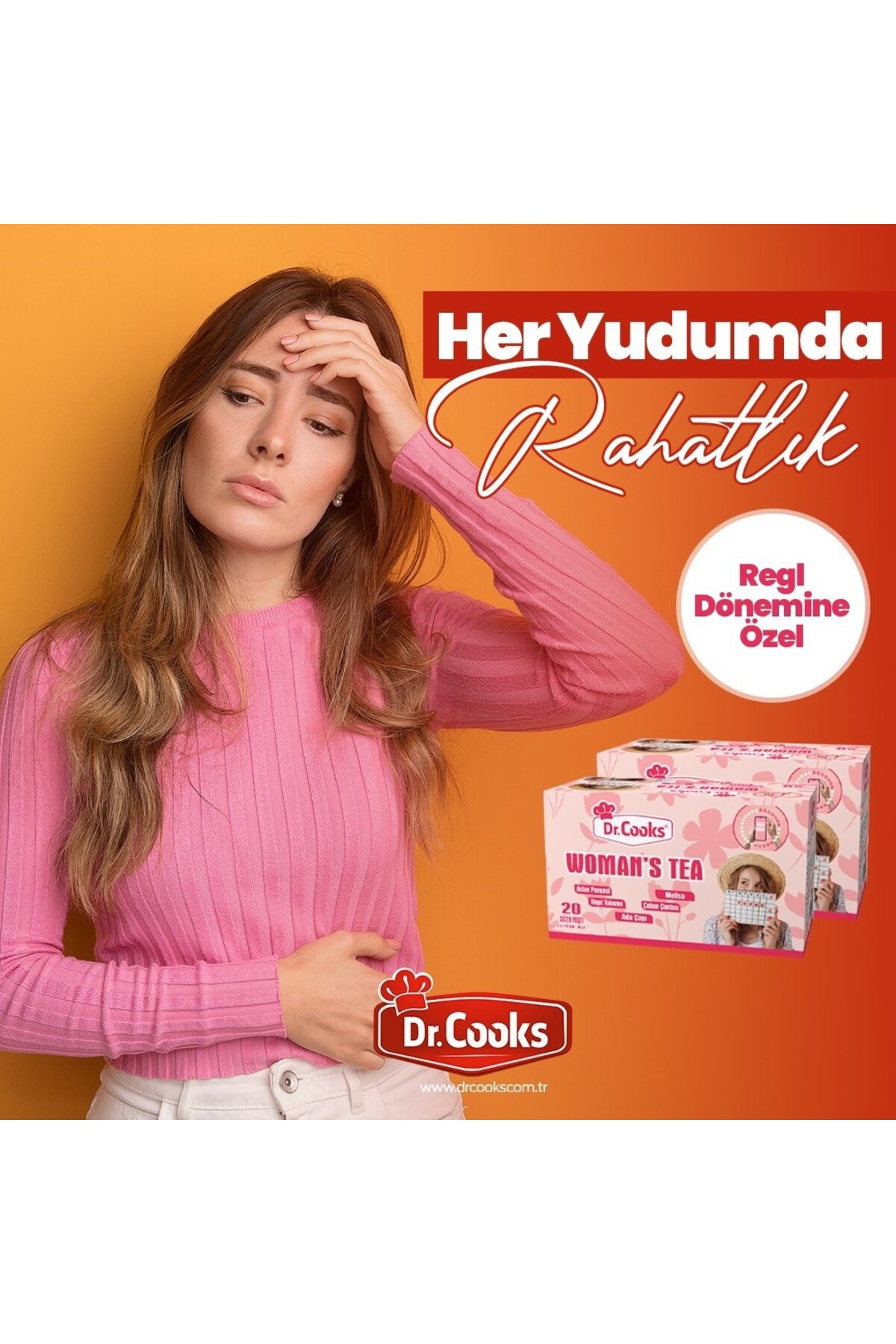 Dr Cooks Dr.cooks Woman's Tea Regl Çayı Kadın - Özel Gün Için 60'lı Poşet Çay