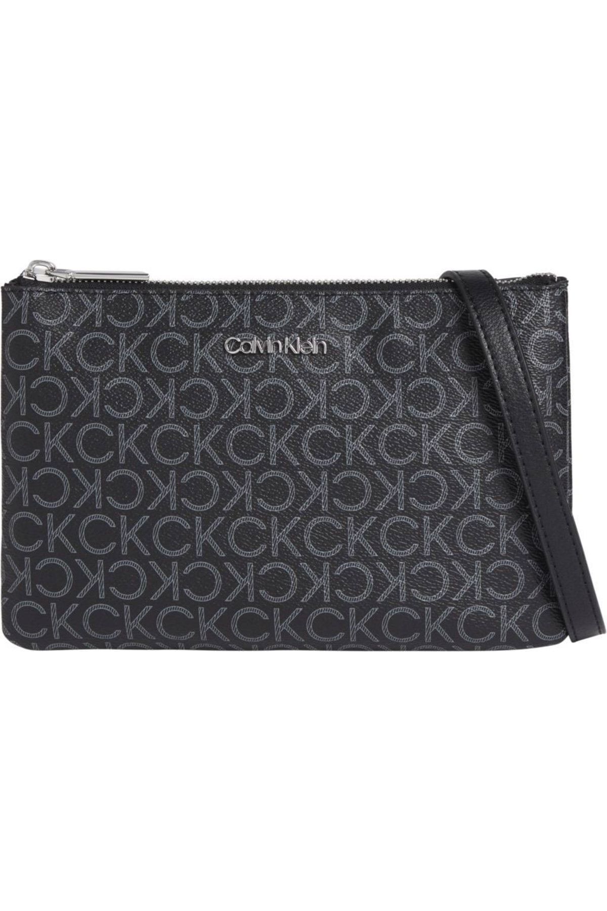 کیف شانه ای مشکی زنانه سیاه ck باید تک رنگ xbody Calvin Klein