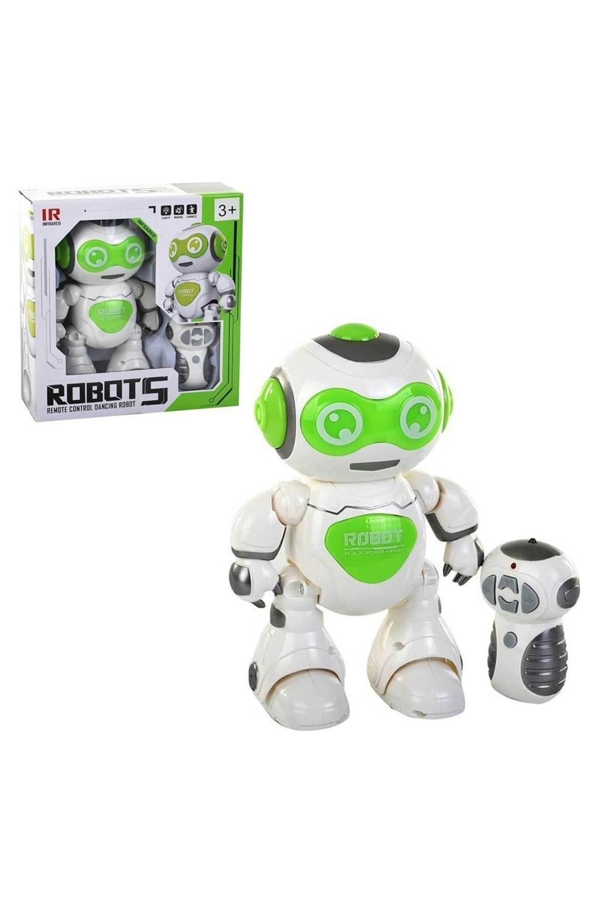 Edelca Store Canem Oyuncak Uzaktan Kumandalı Dans Eden Yeşil Robot 5