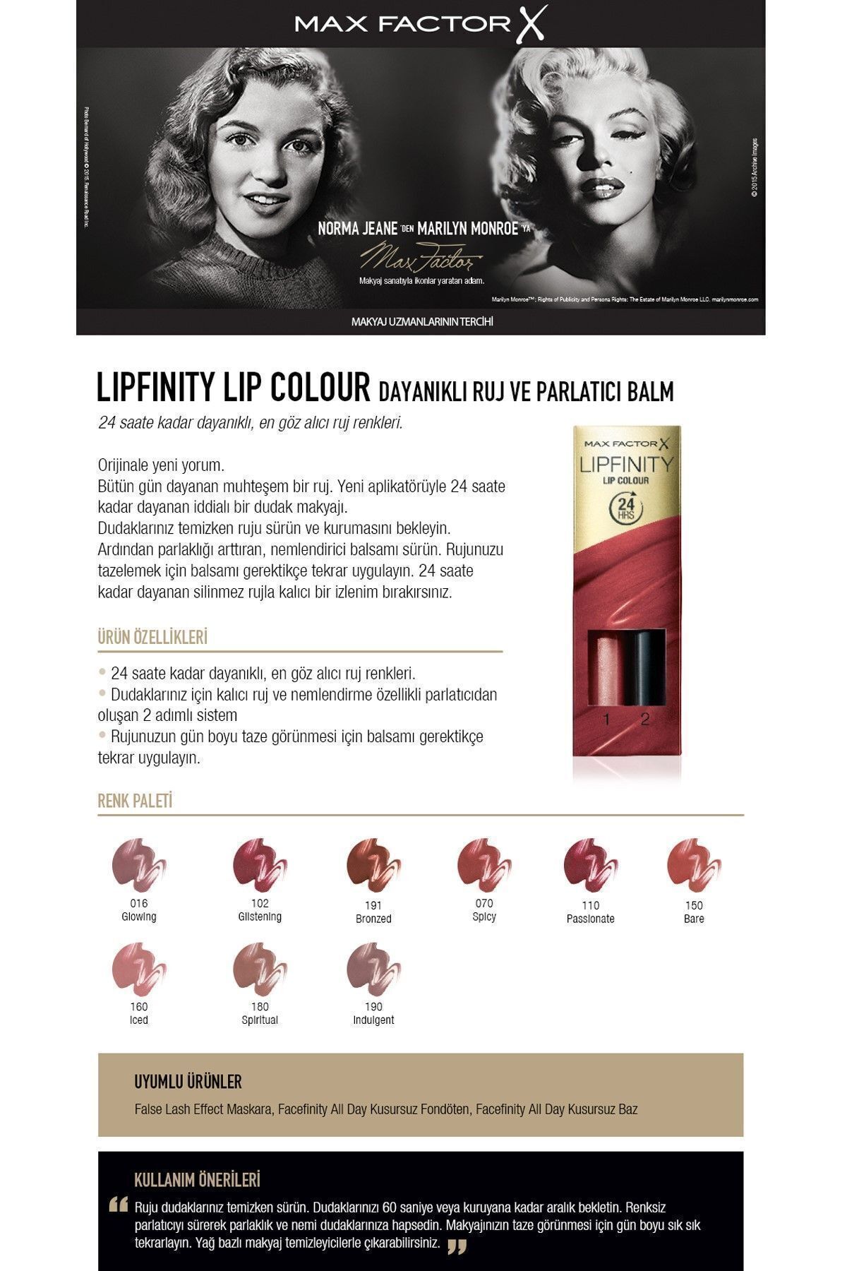 Max Factor-Max Factor Lipfinity Lipstick No. 190 7
