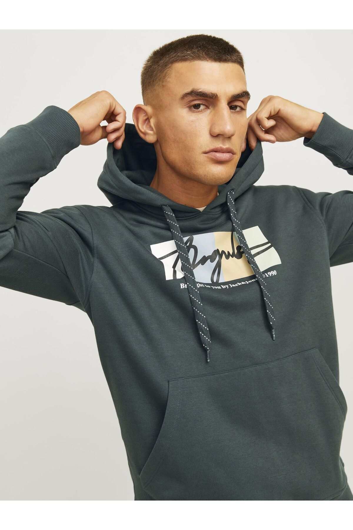 سویشرت مردانه طرح دار  آستین بلند | جک اند جونز Jack & Jones 12262421 - تصویر 7