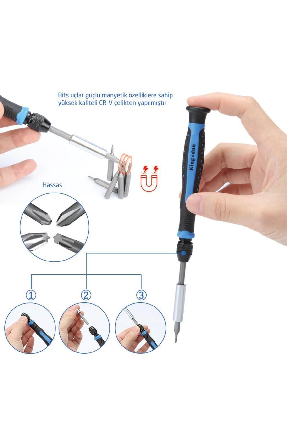 UF TOOLS-Uf-Tools Ks- 800170   - 170 Piece Precision Bits Tip Screwdriver Set 5