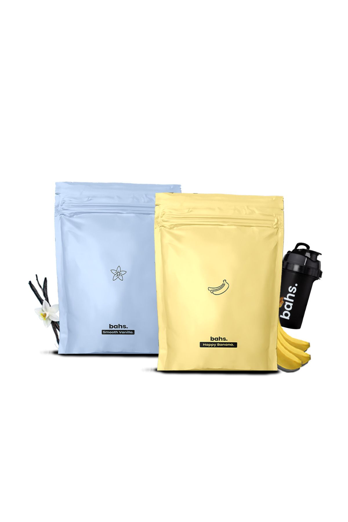Proteinli Öğün Tozu | 1 Happy Banana 1 Smooth Vanilla | 1 Shaker Hediye!