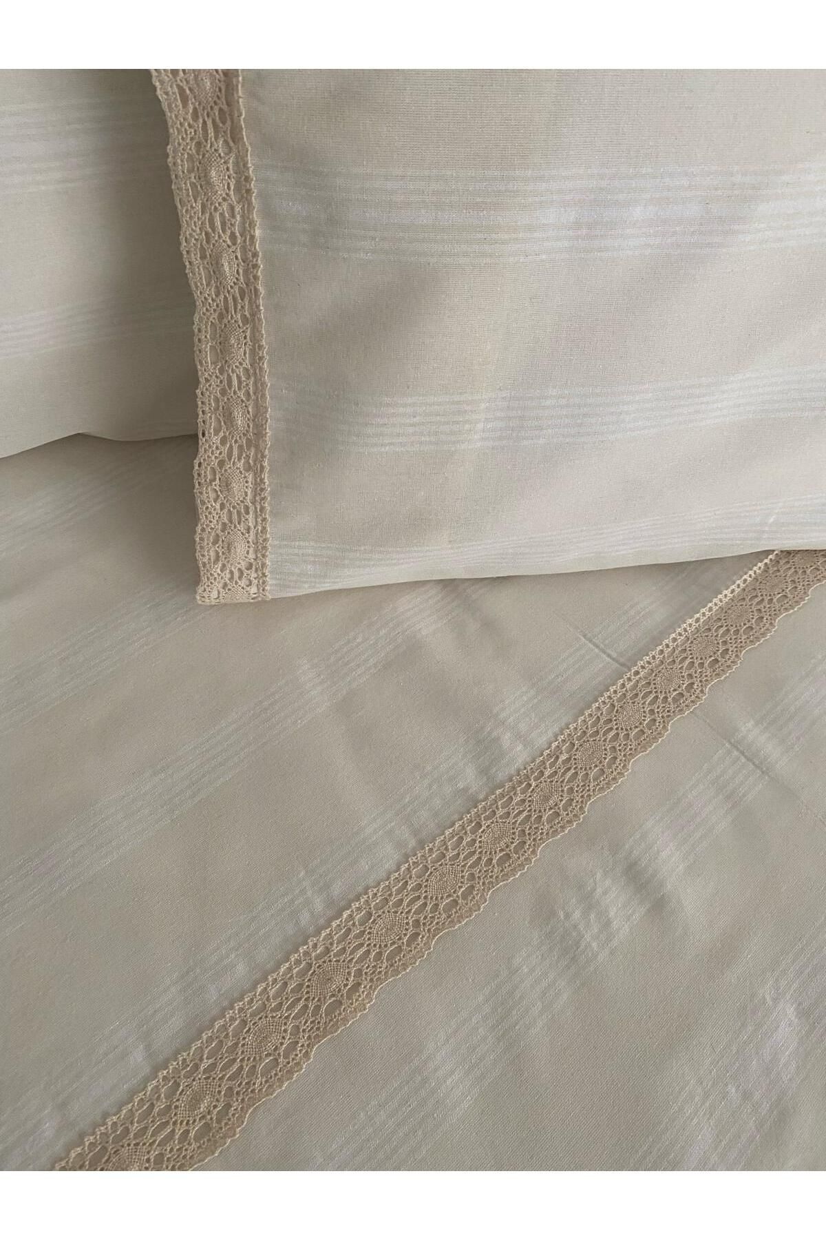 سرویس خواب  بژ metin tekstil | TYCN17589N170811950250397 اورجینال - تصویر 4