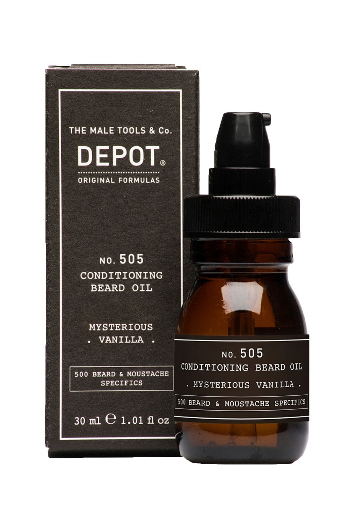 شماره 505 Conitioning Beard Oil Mysterious Vanilla Beard Care Oil 30 ml DEPOT