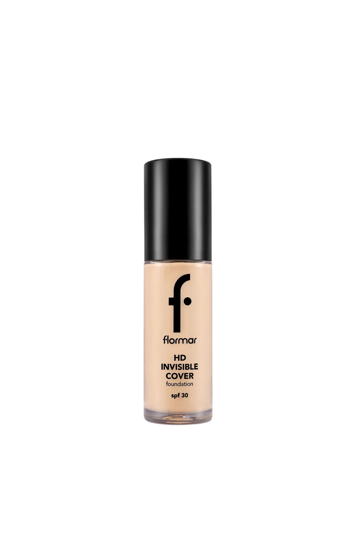 Invisible Cover HD Hafif Yapılı & Yarı Parlak Bitişli Spf30 Fondöten 30 g | 40 Light Ivory