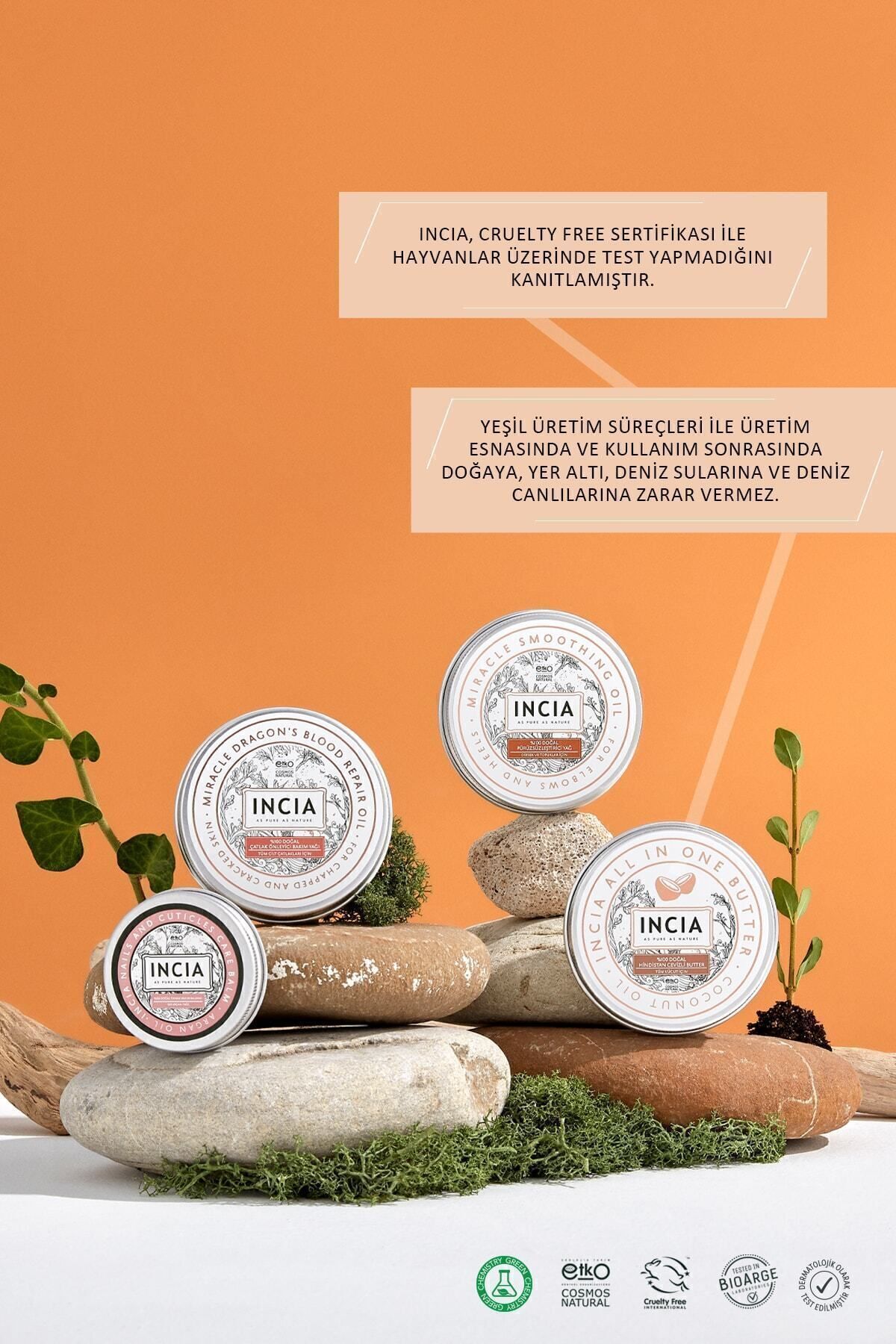 Incia-50 ml Butter Intensive Moisturizing Cream - 100% Natural, Coconut, Organic Vegan 7