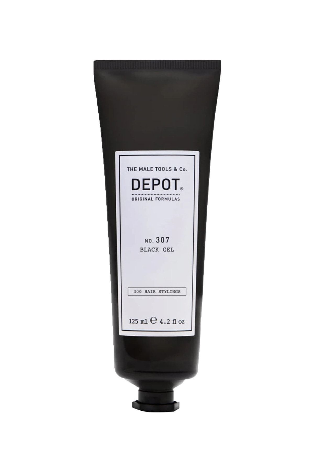 شماره 307 ژل مشکی ژل حالت دهنده مو مشکی 125 میلی لیتر DEPOT
