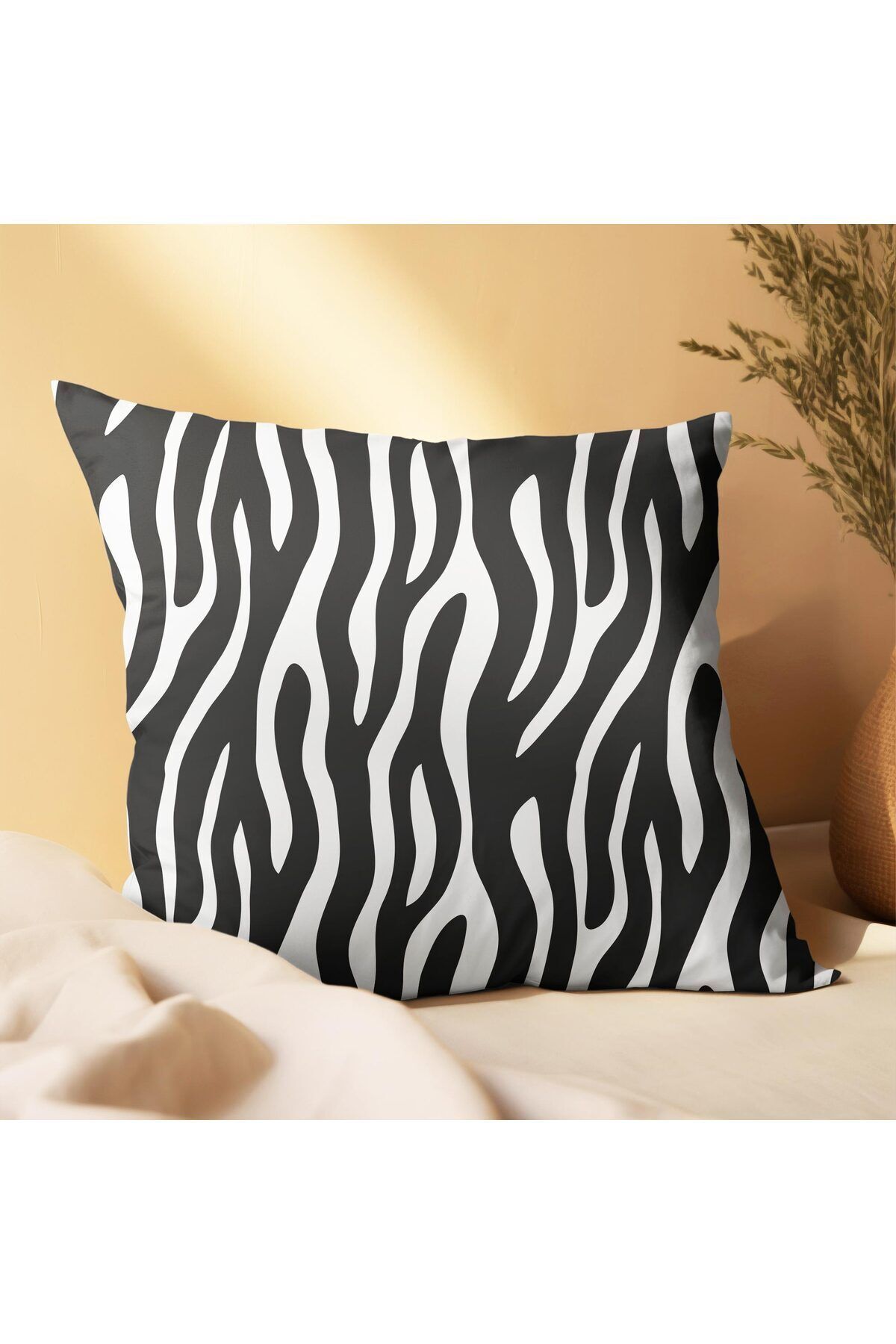 EJOYA-Zebra and Leopard Patterned Pillow Set of 4 - 45cm 113852 3