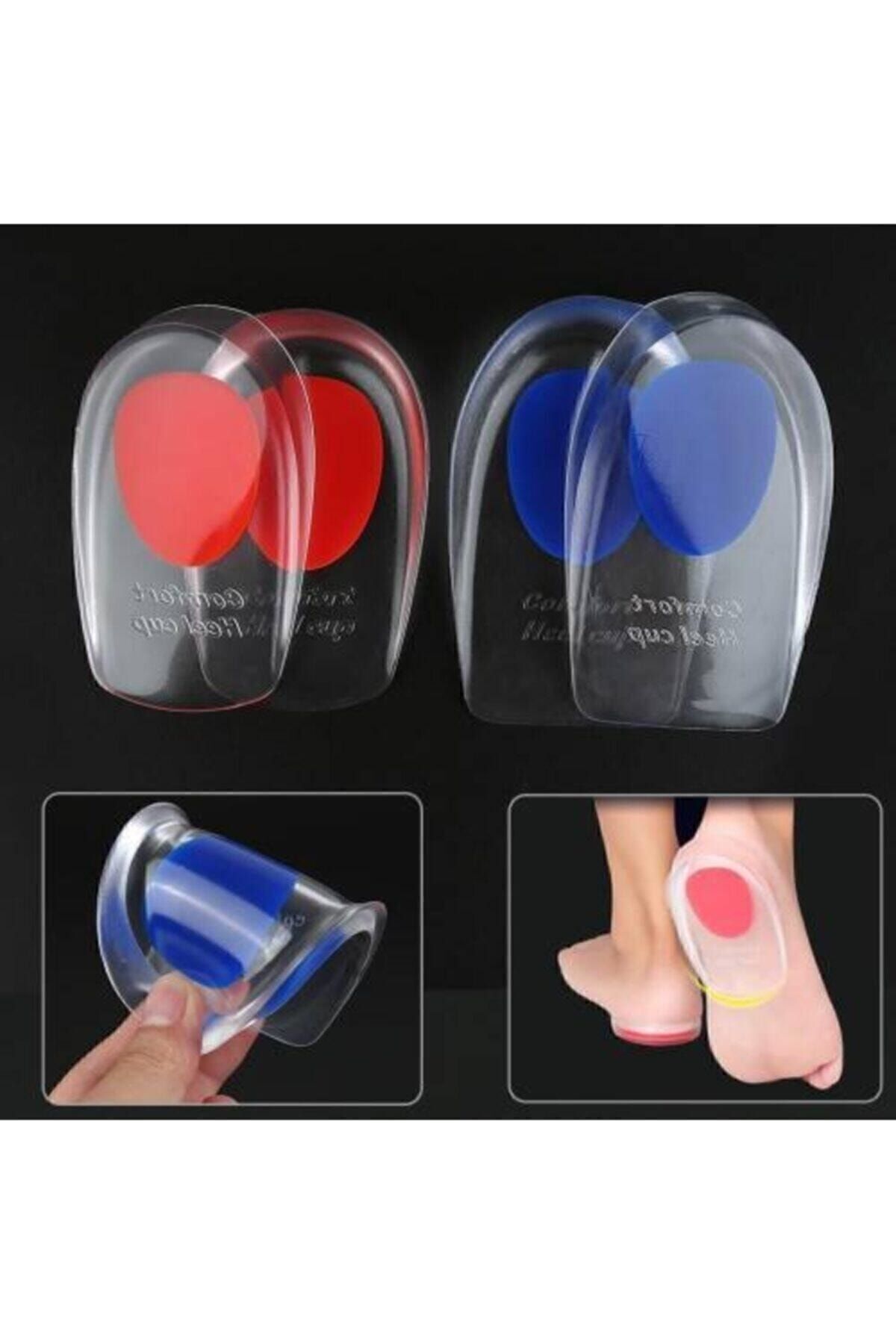 CMT Darbe Emici Silikon Jel Tabanlık Silikon Topuk Koruyucu Yastık