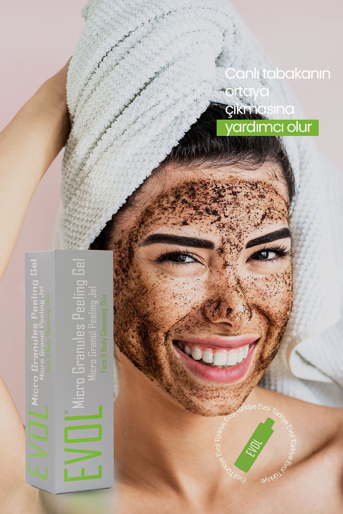 EVOL-Apricot Kernel Microgranule Face, Body, Laser and Waxing Post-Ingrown Peeling 200 ml 3