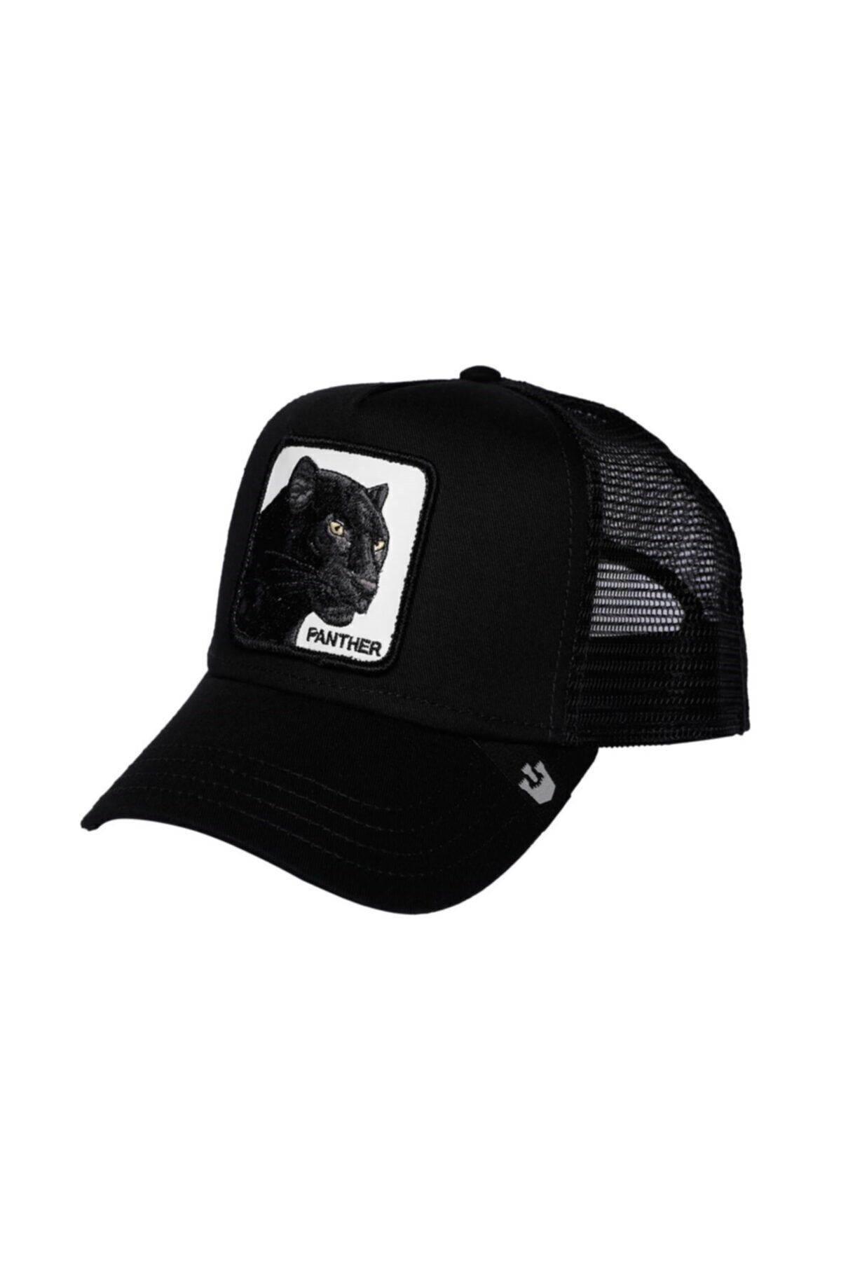 ŞapkaIdünyasi-Șapcă Black Panther Palarie neagră unisex cu figurină Panther 3