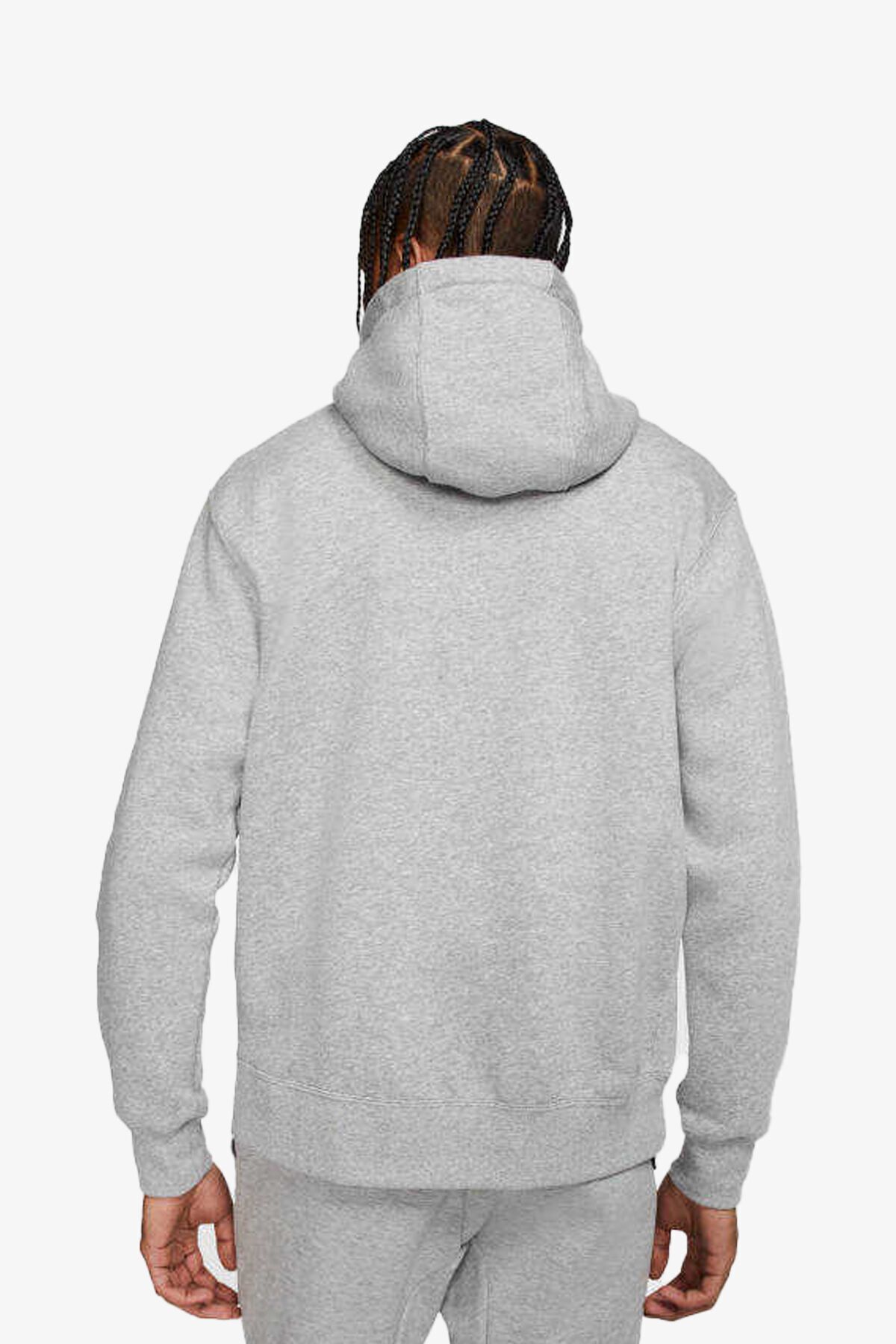 سویشرت اسپرت نایکی مردانه 100% پنبه خاکستری اسپرت راسته Regular/رگولار    بیسیک اسپرت | Nike BV2645-063 VN - تصویر 4
