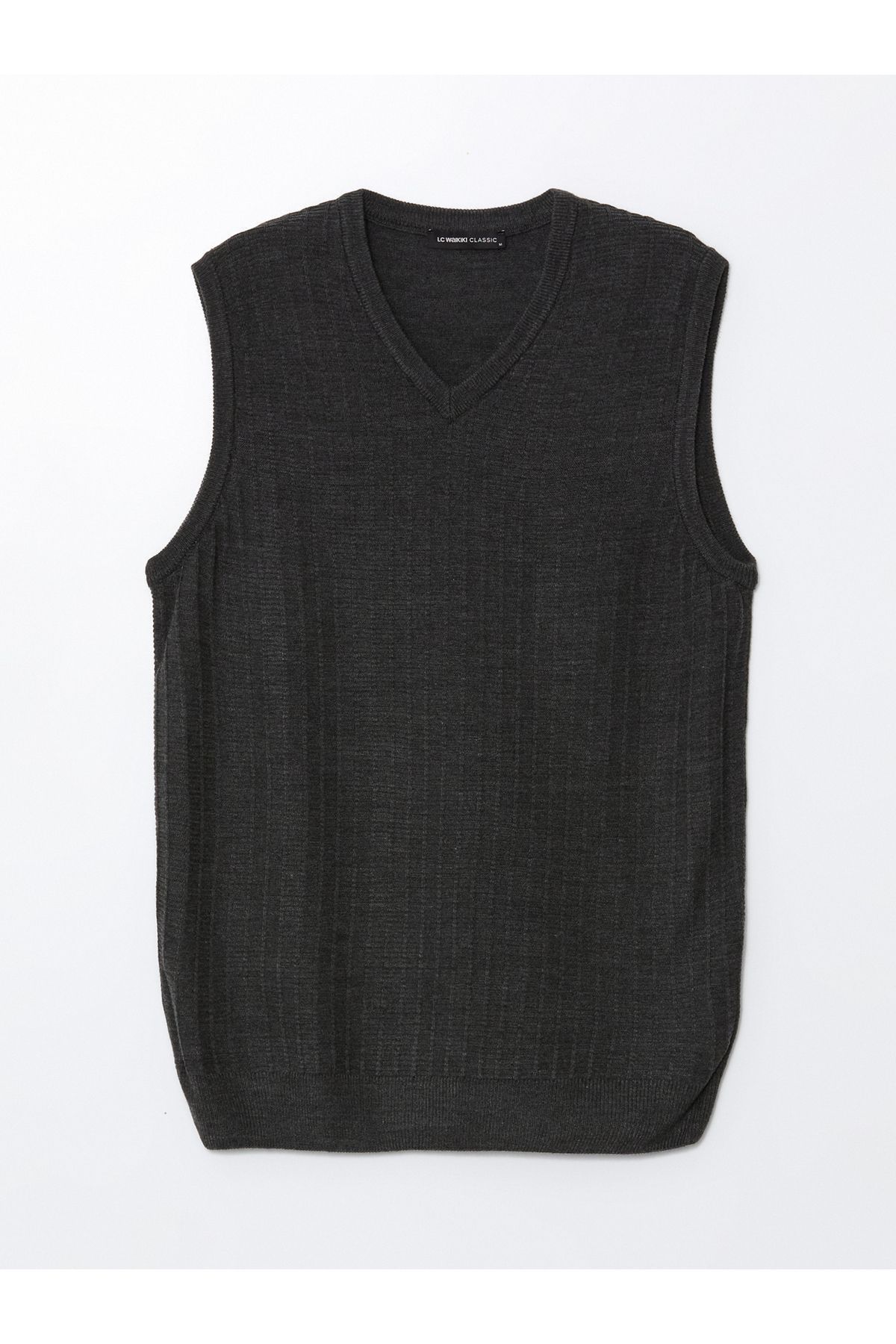 LC Waikiki-Herren-Strickpullover – Standardform, V-Ausschnitt 1