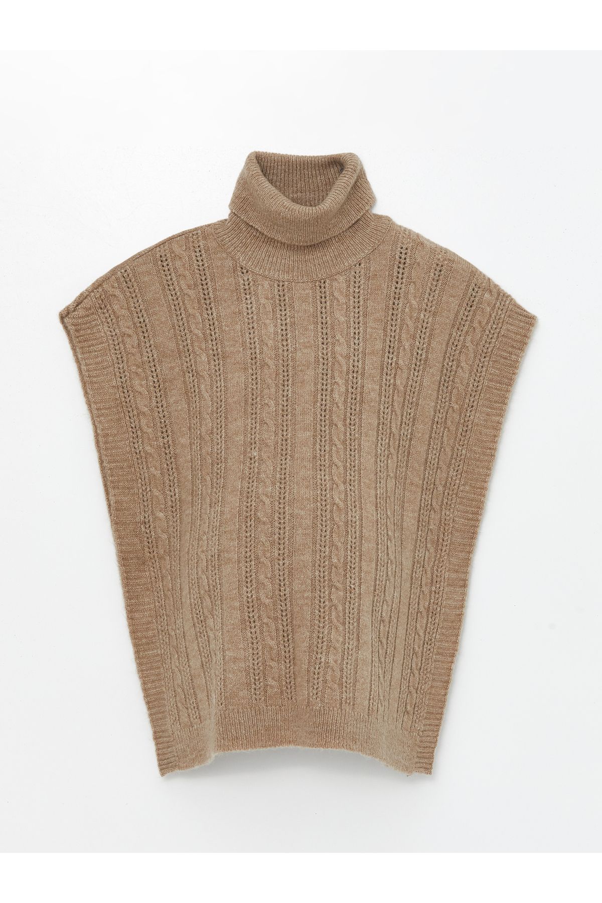 LC Waikiki-Damen-Strickpullover – Rollkragenpullover, selbstgemustert 7